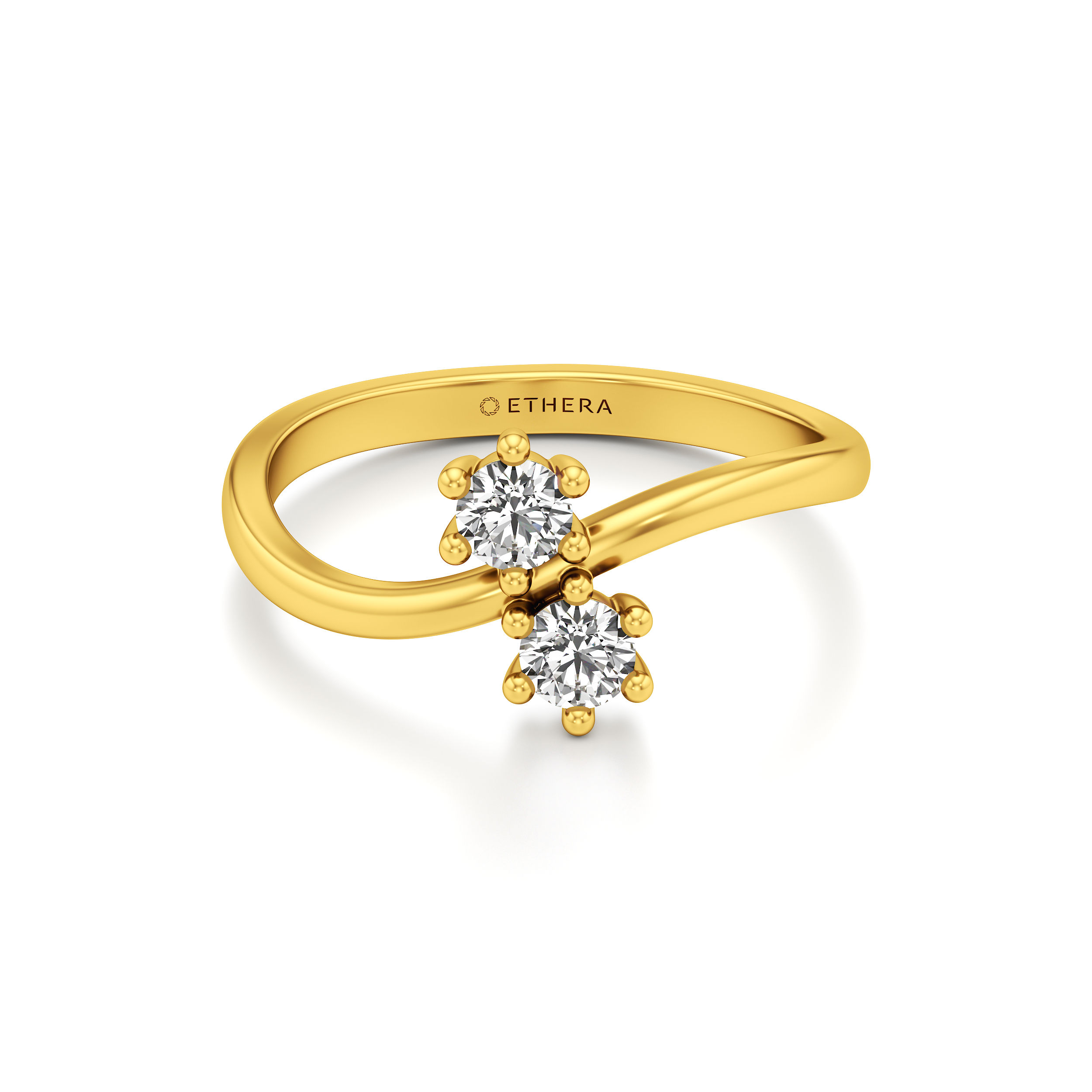 Twinpeek Toi et Moi Ring 1