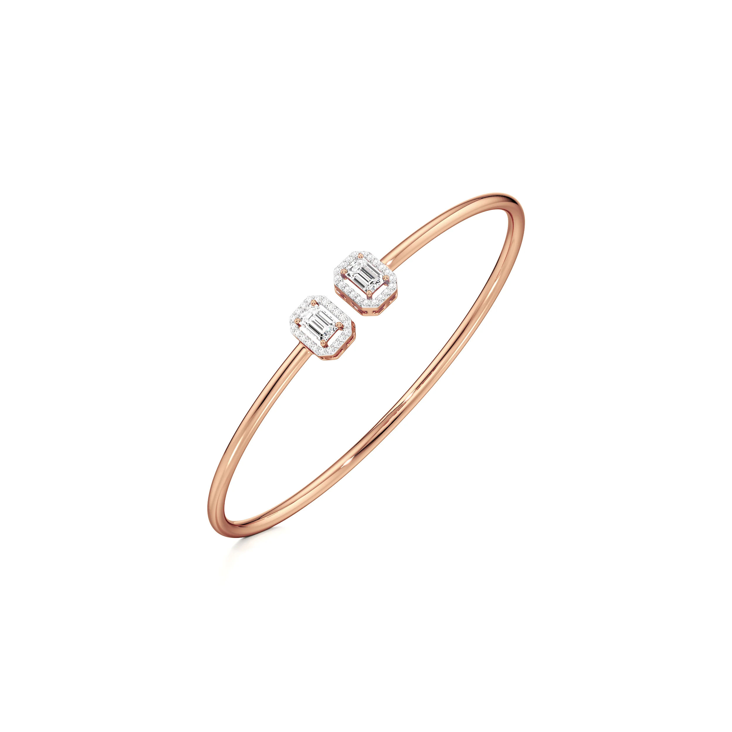 The Minimalist Open Top Oval Bangle 9