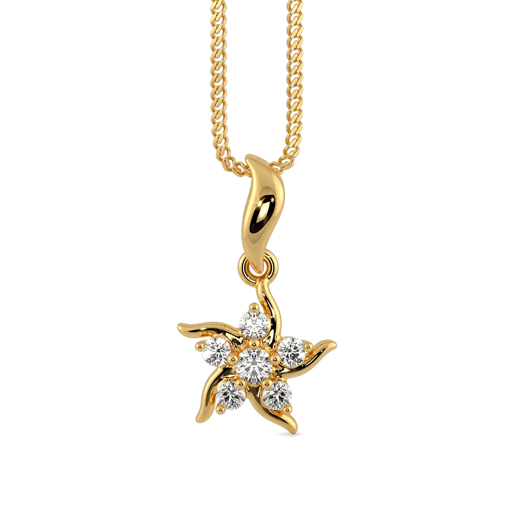 Petaline Ray Pendant And Earrings 4