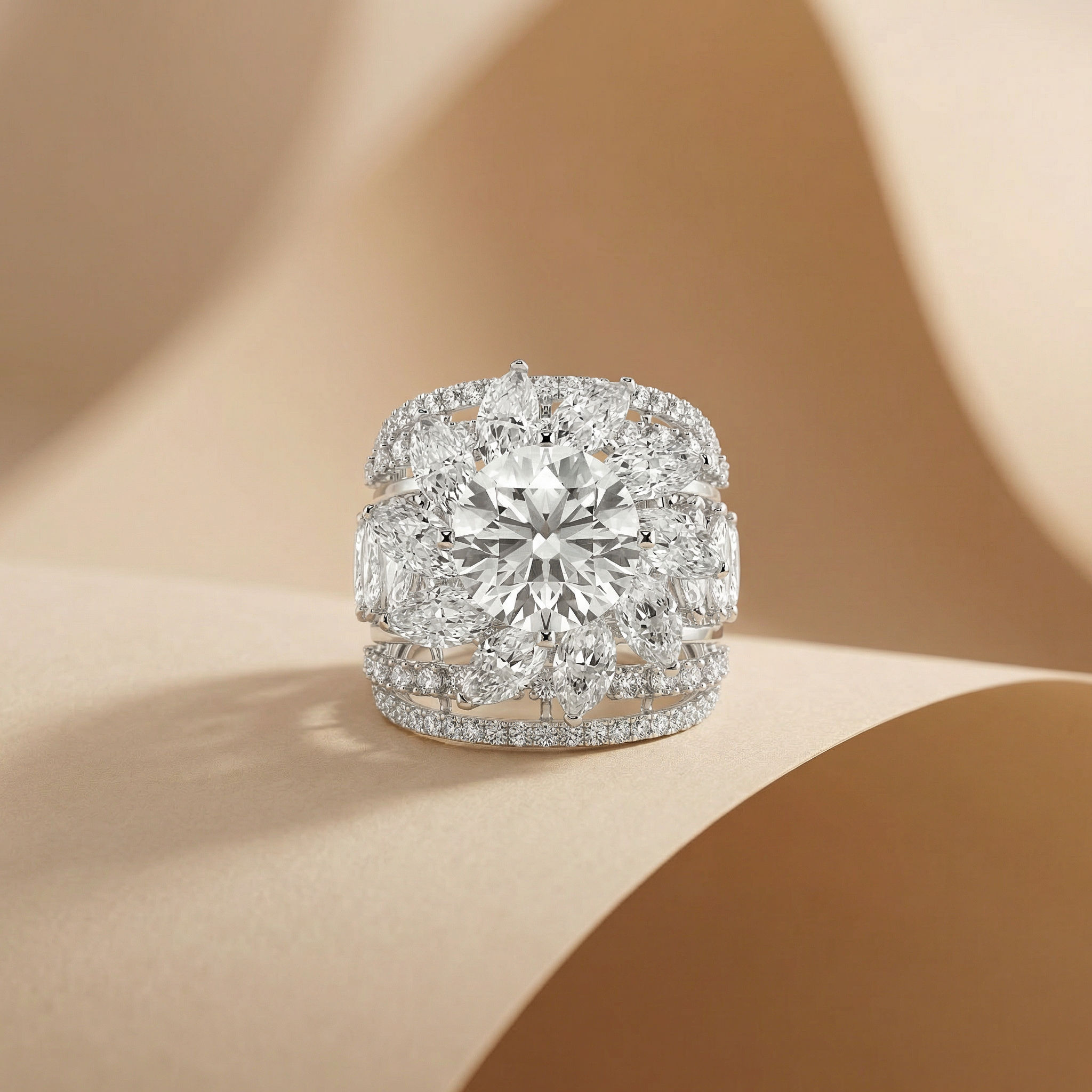 Majestic Aura Cocktail Ring 2