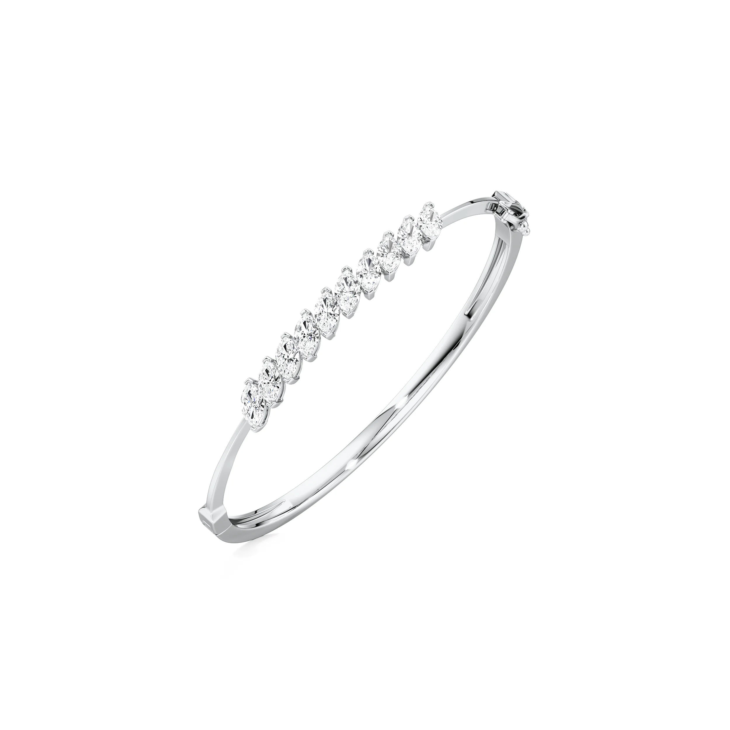 Elara Marquise Bangle 5