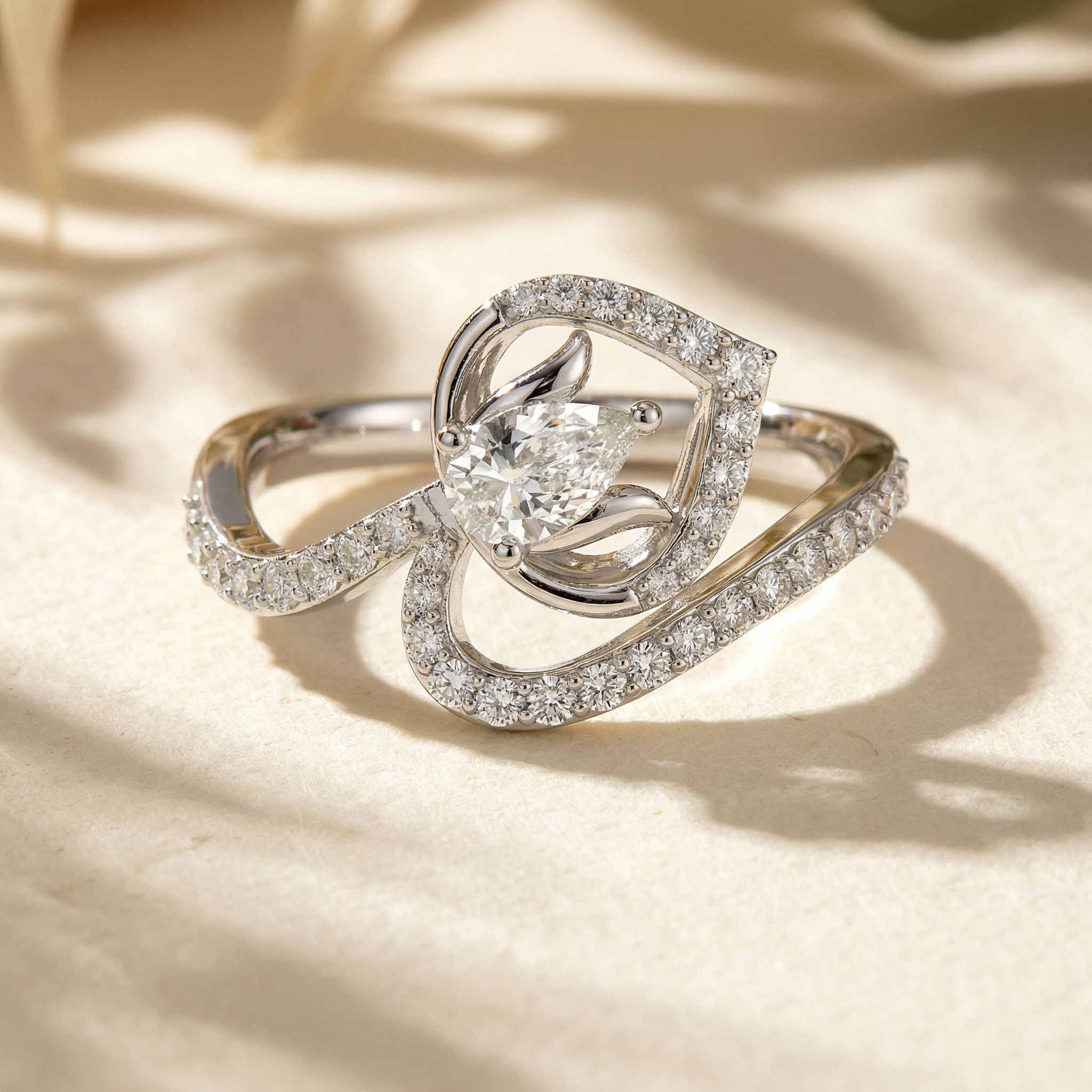 Velvet Rose Floral Ring 3