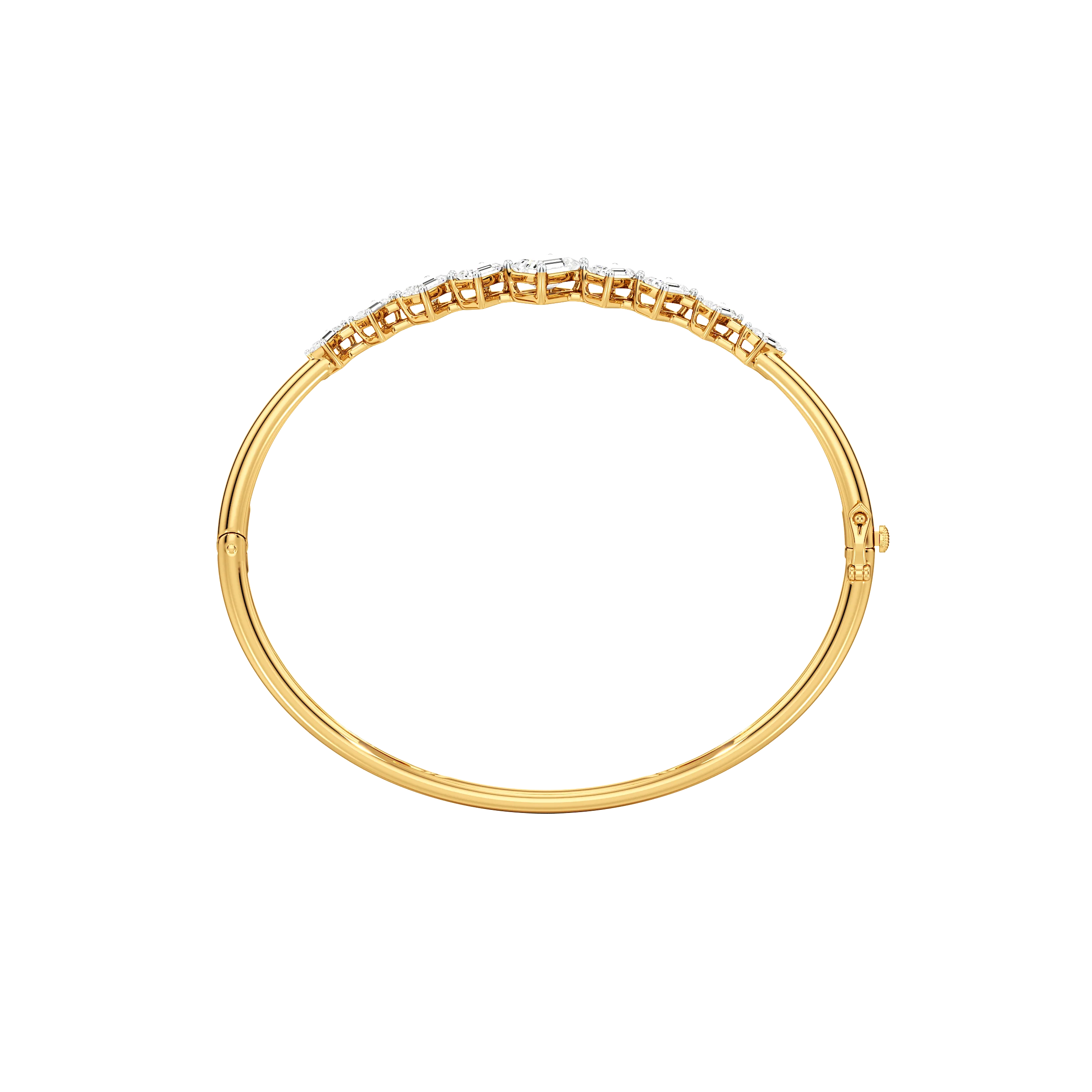 Eternal Spectrum Oval Bangle 1