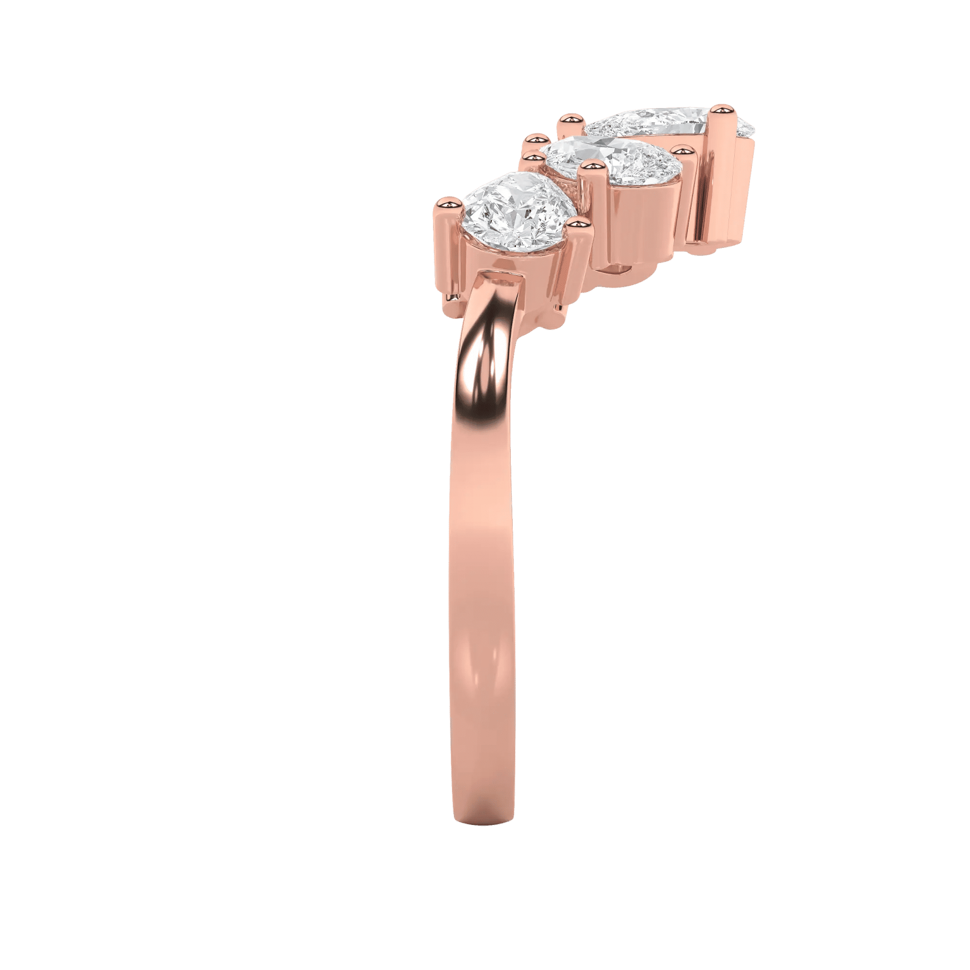 V-Five Sparkle 5 Stone Ring 12