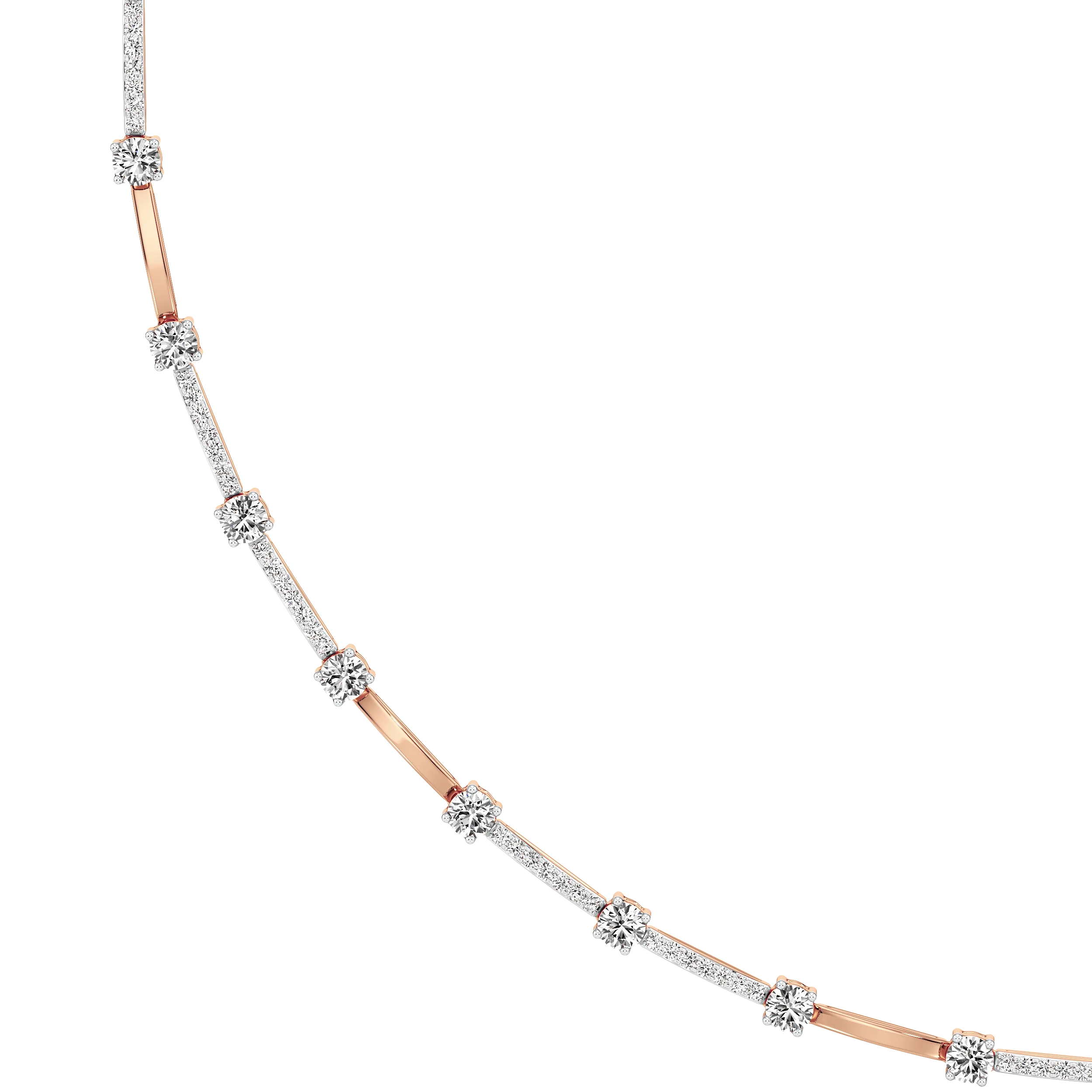 Nebula Glow Tennis Necklace 9