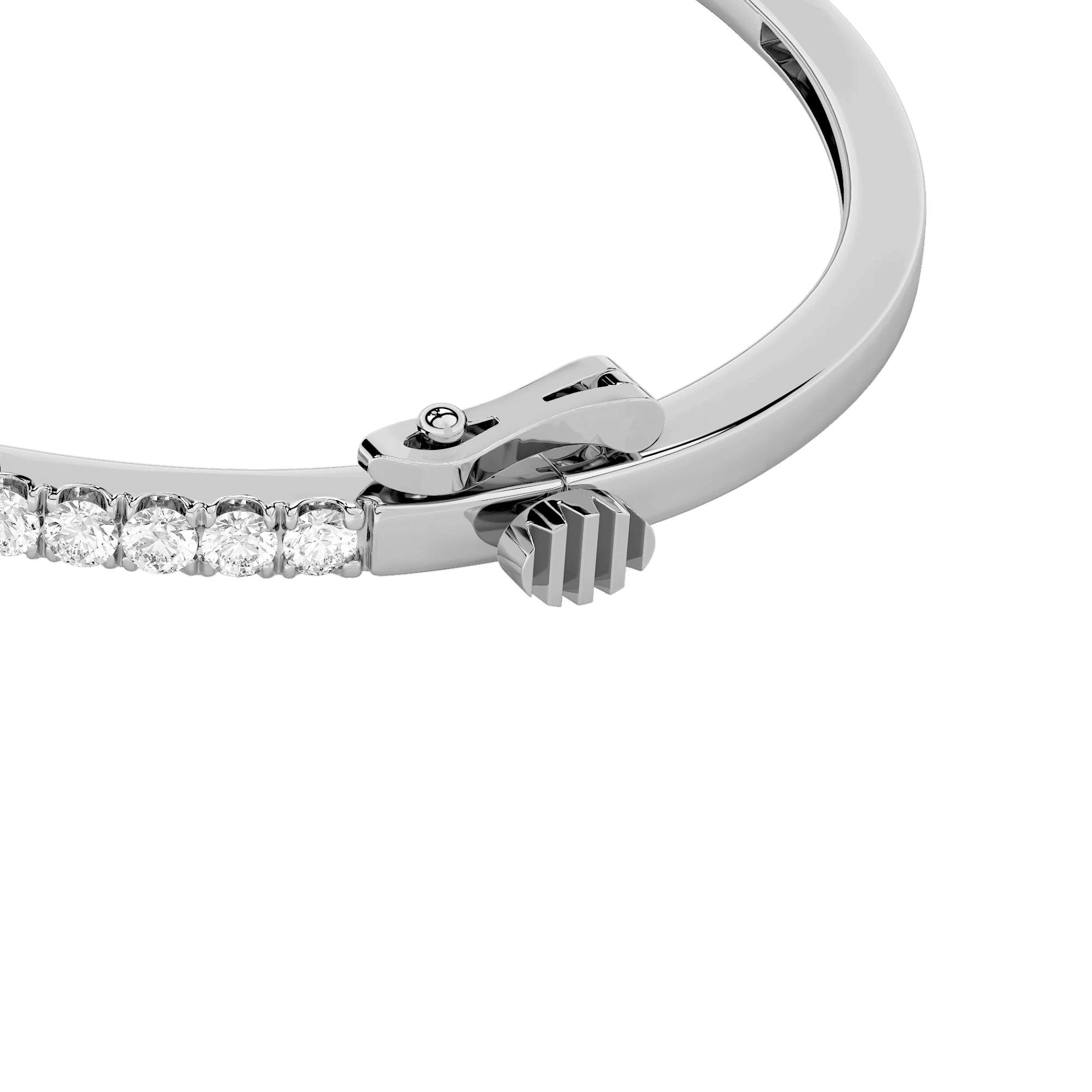 Celestial Radiance Oval Bangle 1