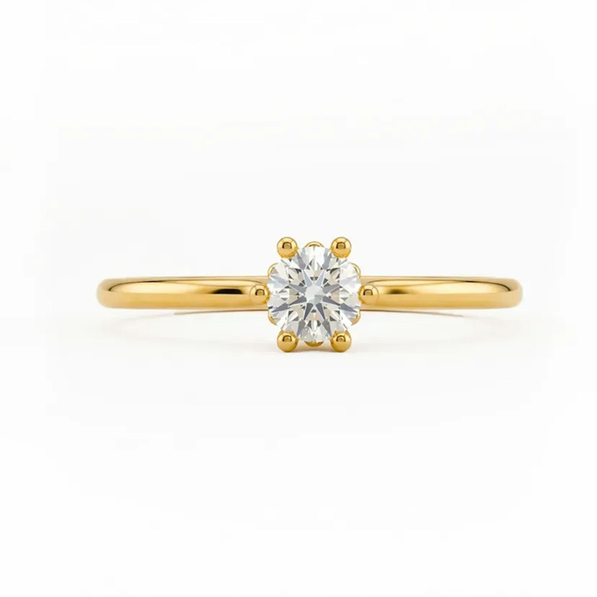 Sunlet Solitaire Ring