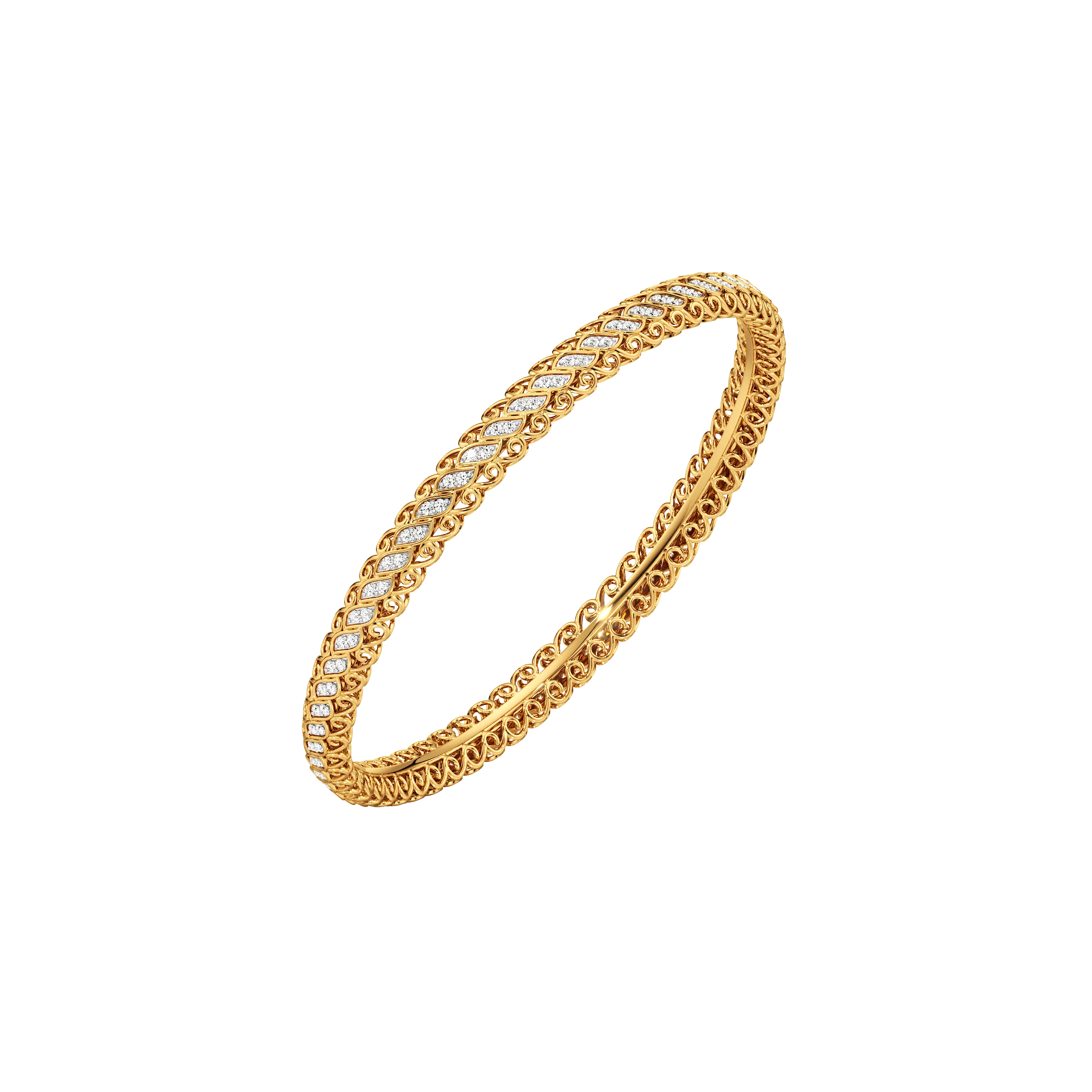 Regal Lace Round Bangle 2