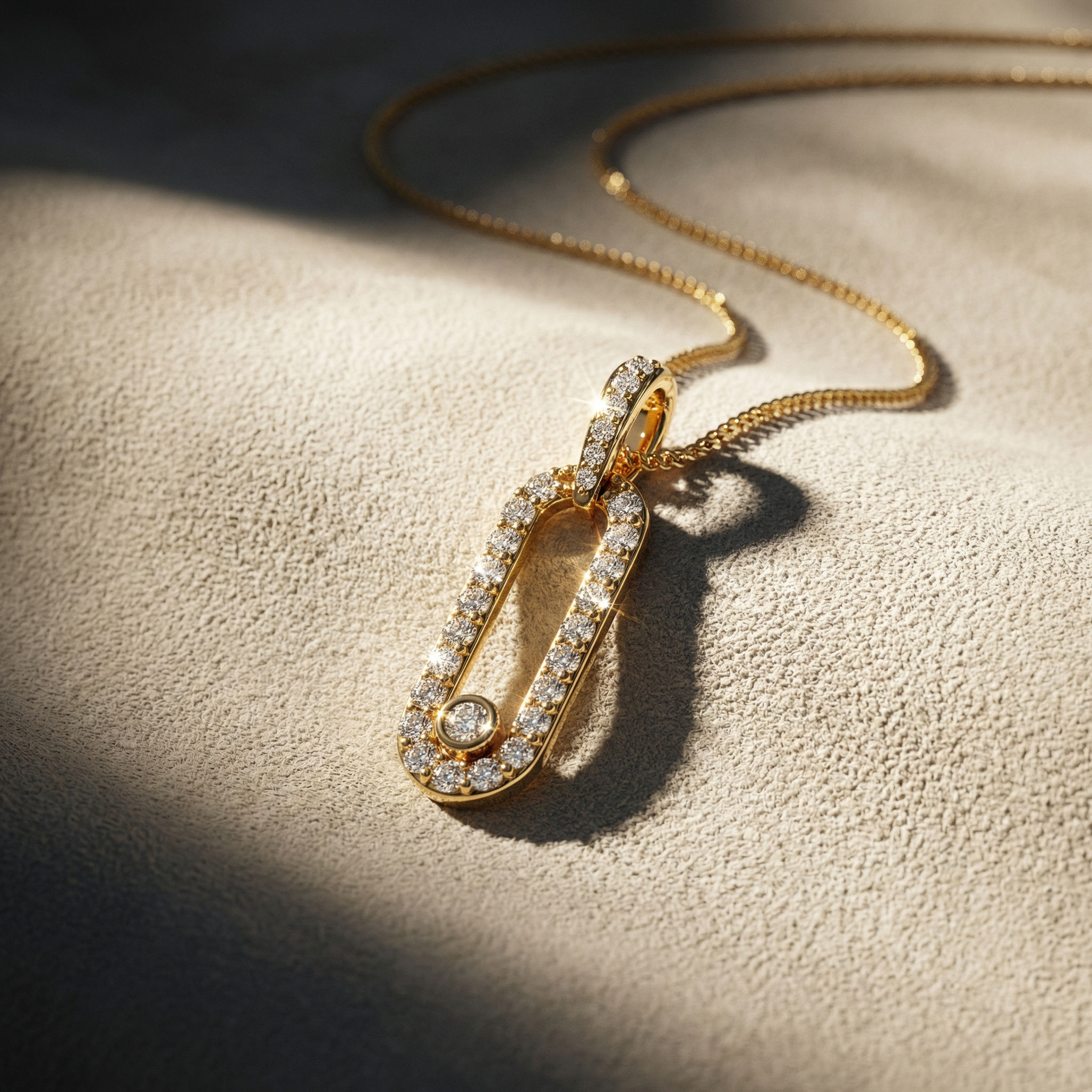 Halo Link Charm Pendant 2