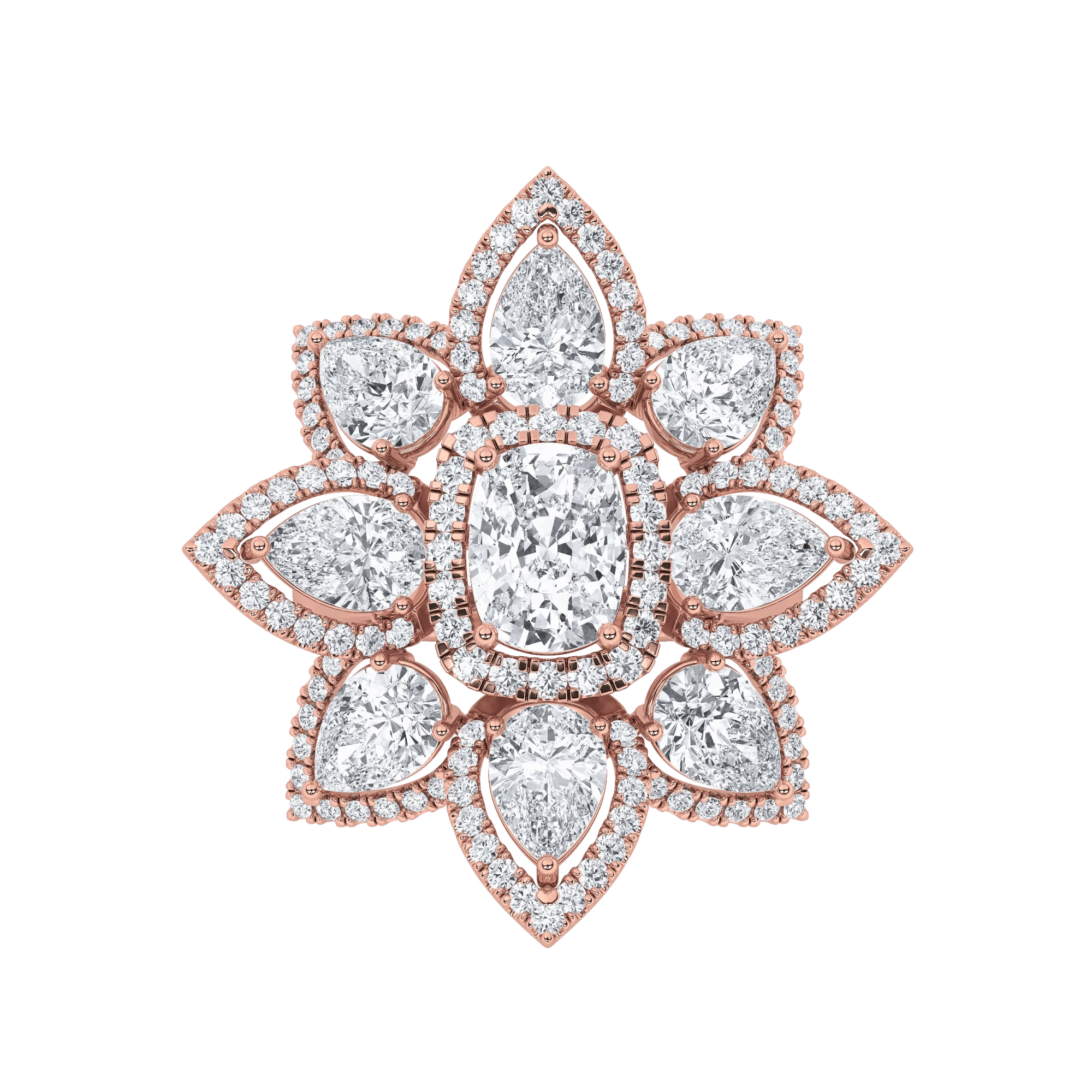 Vintage Garden Cocktail Ring 11