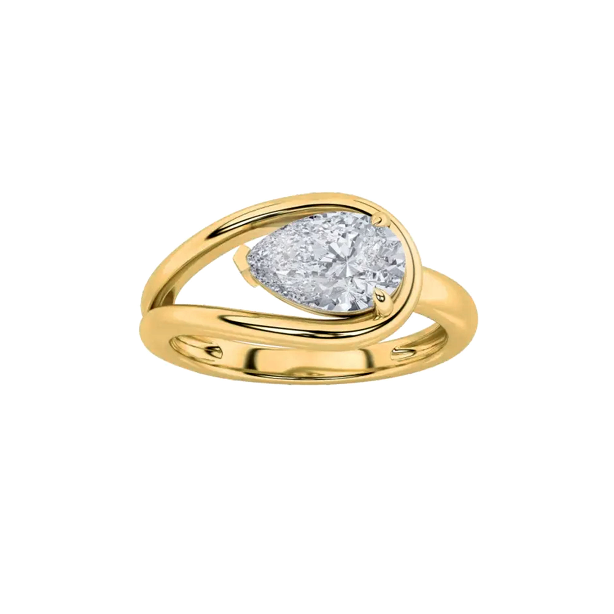 Embrace Pear Ring 0