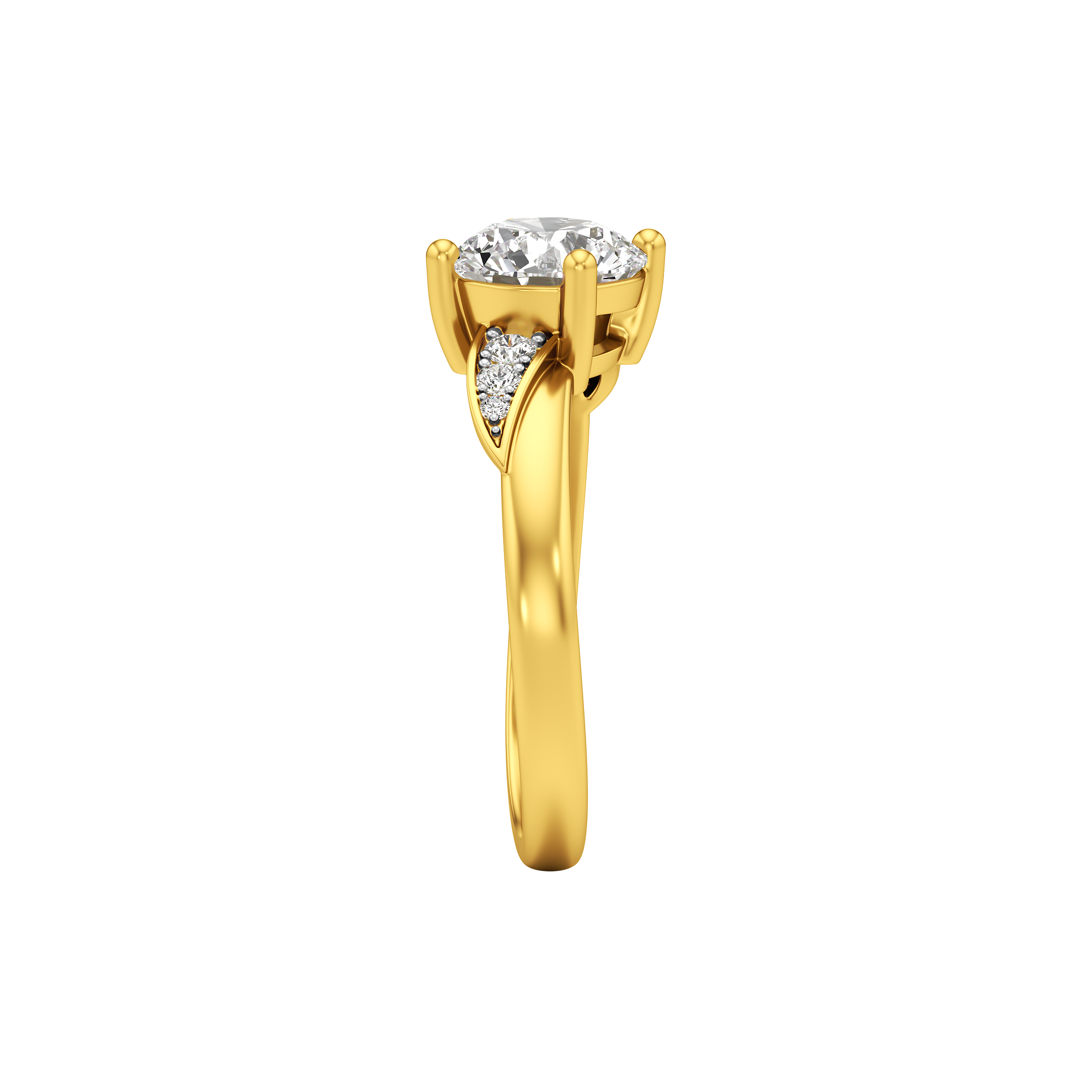 Sideglow Solitaire Ring 2