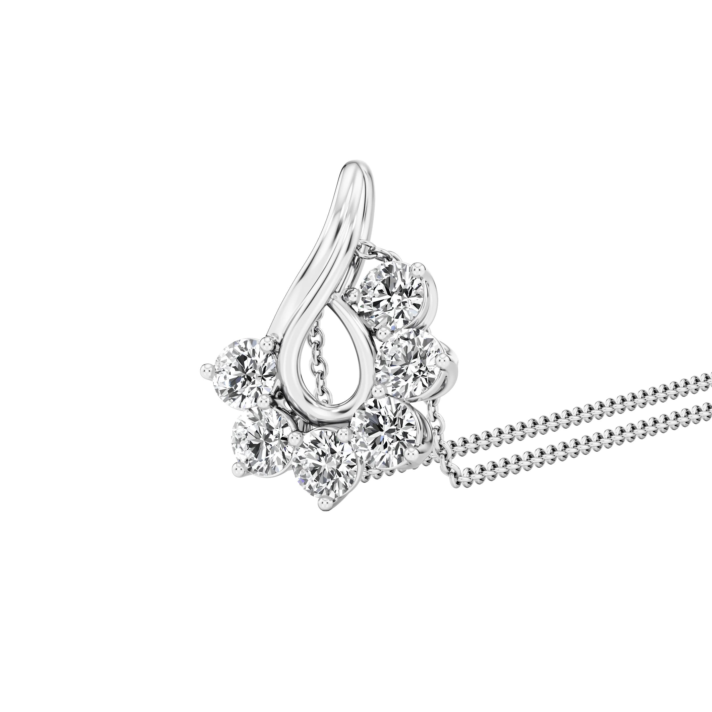 Loop Petal Pendant 6
