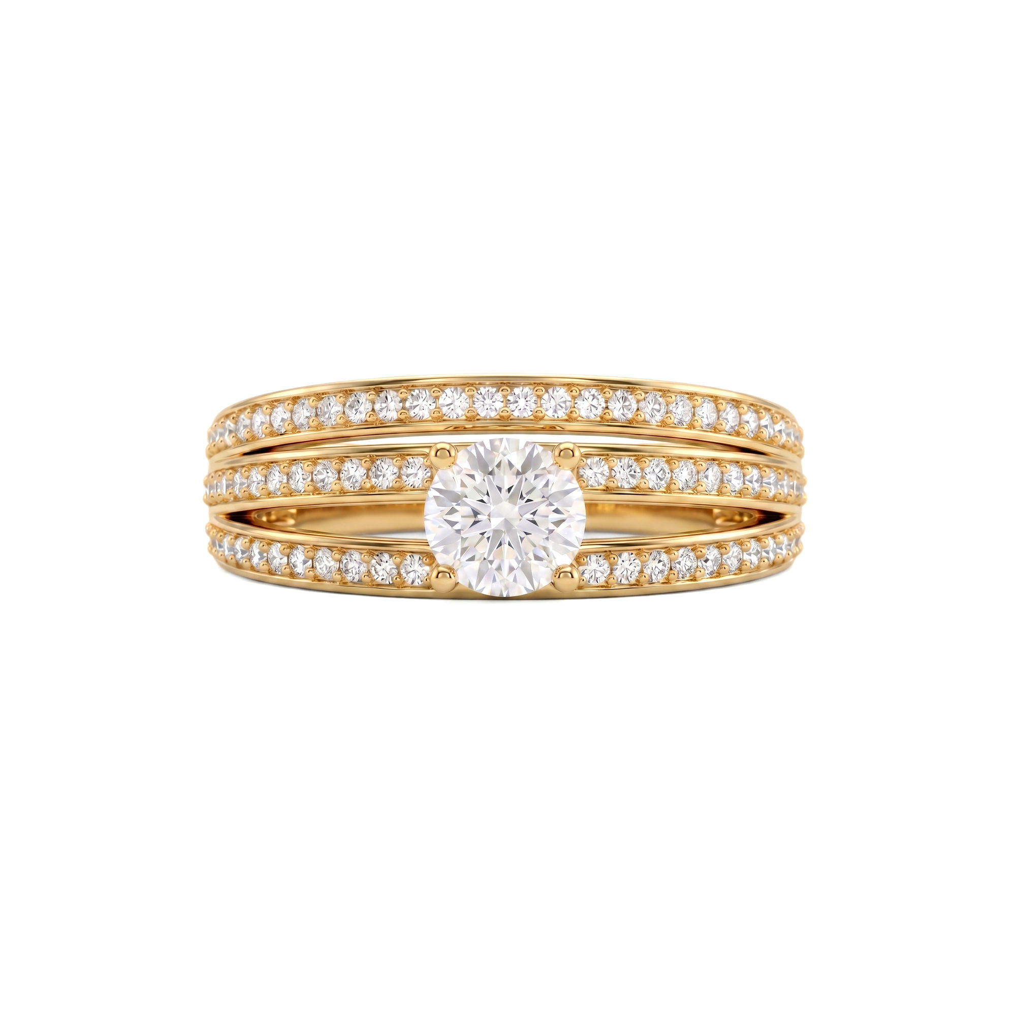 Tripleglow Wrap Ring