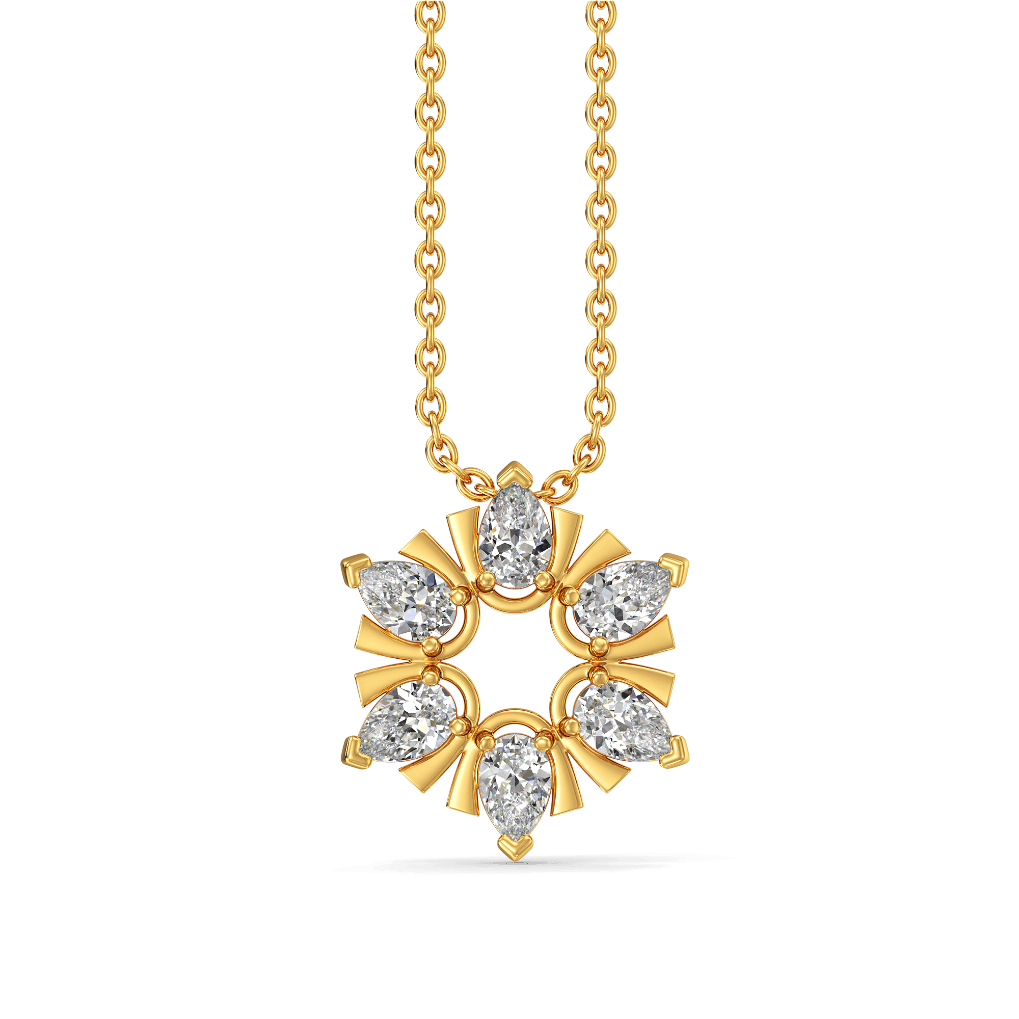 Sapphire Blossom Matrix Pendant 1