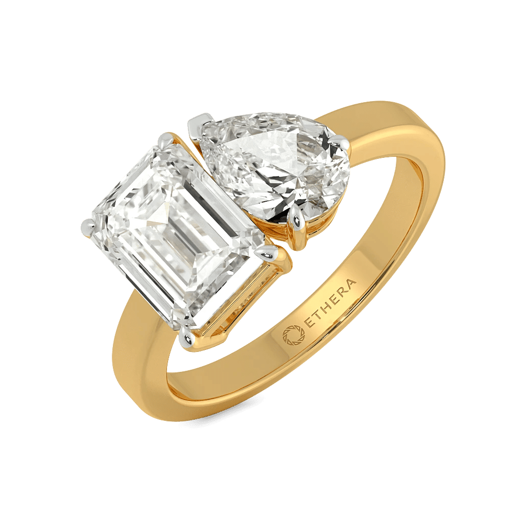 Double Embrace Toi et Moi Ring hover