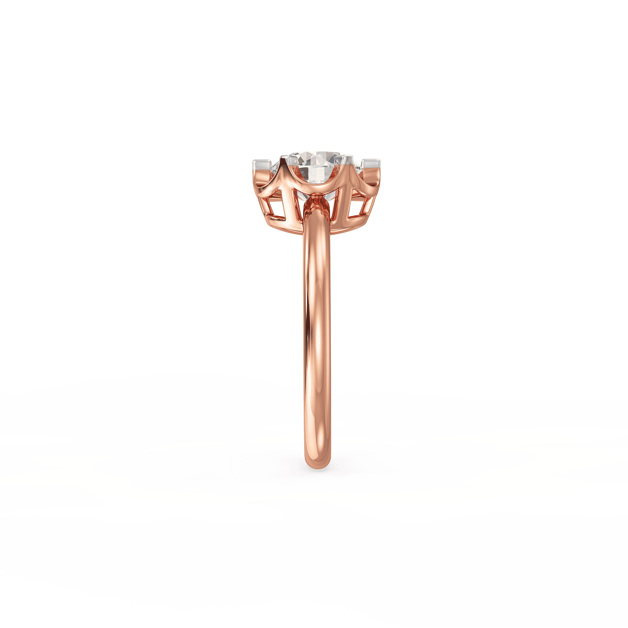 Fluted Crest Ring 3