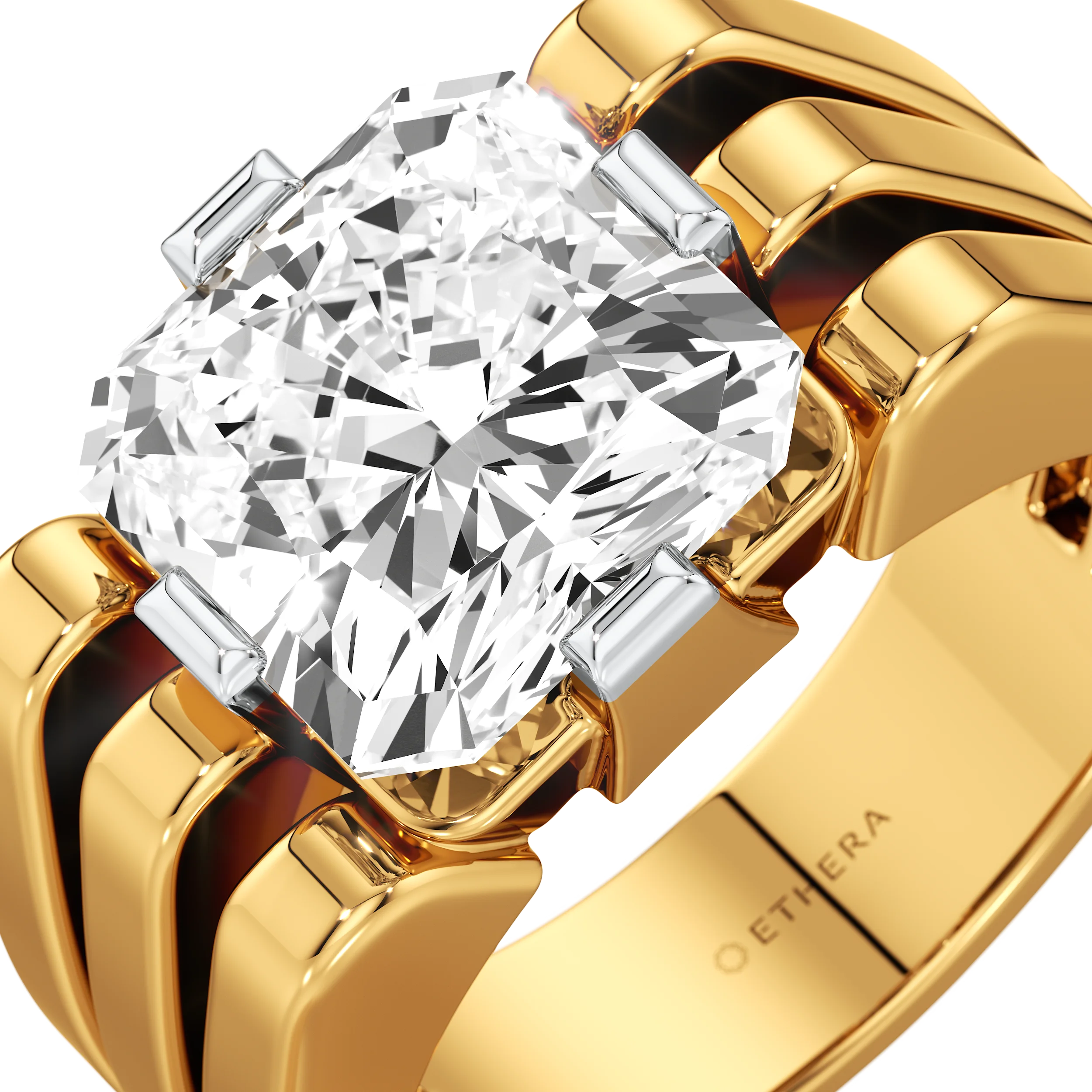 The King's Diamond Men's Ring hover