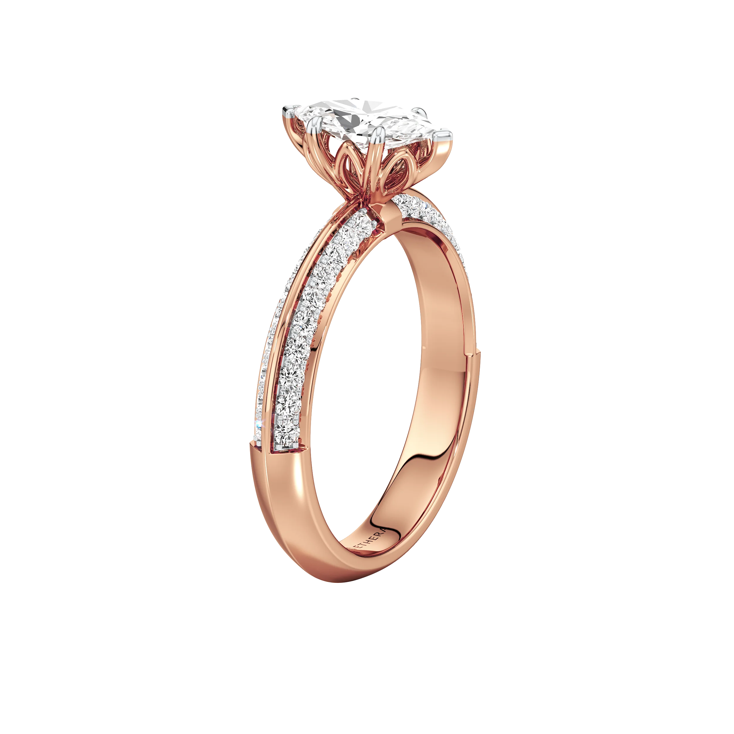 Marquise Arc Ring 12