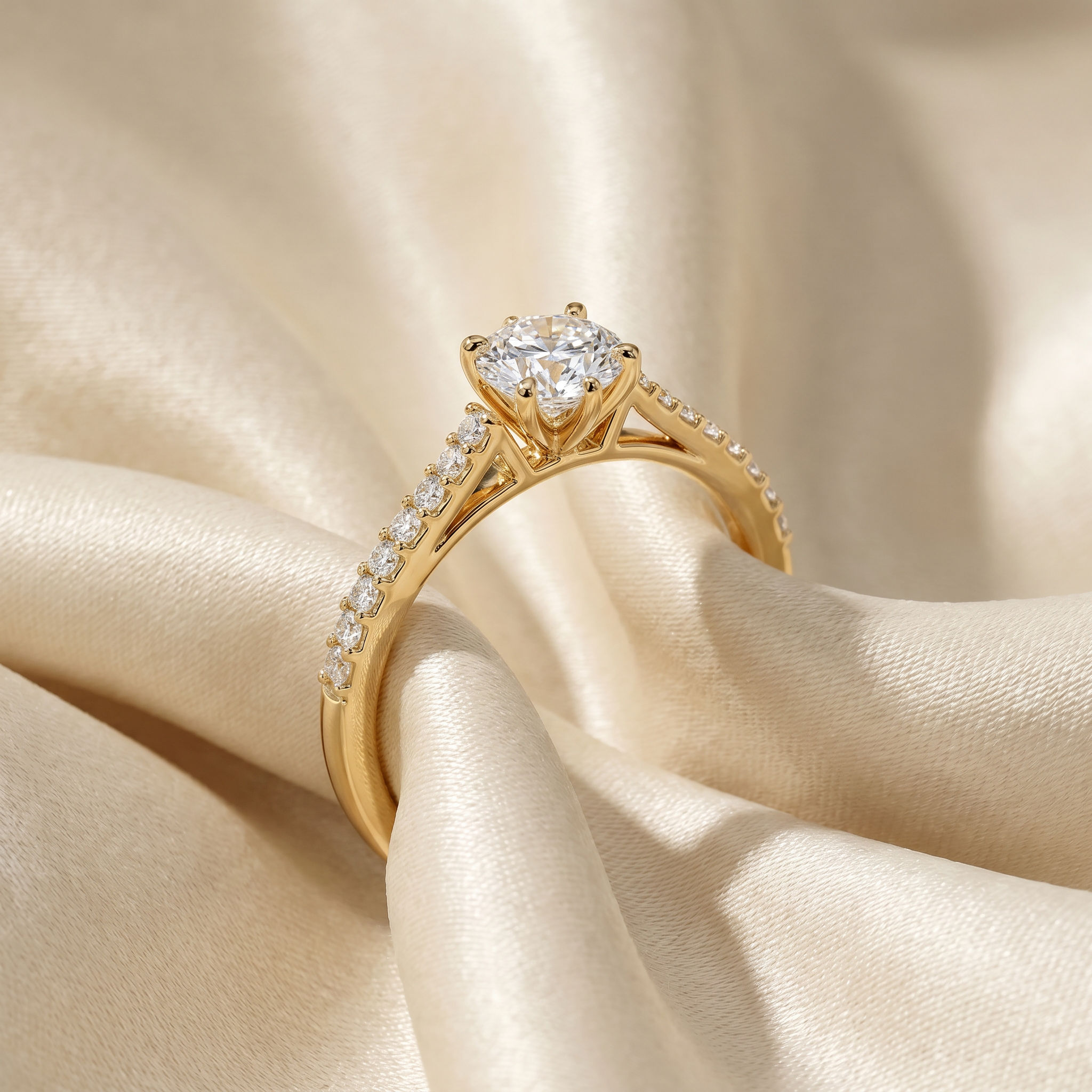 Glowrail Solitaire Ring hover