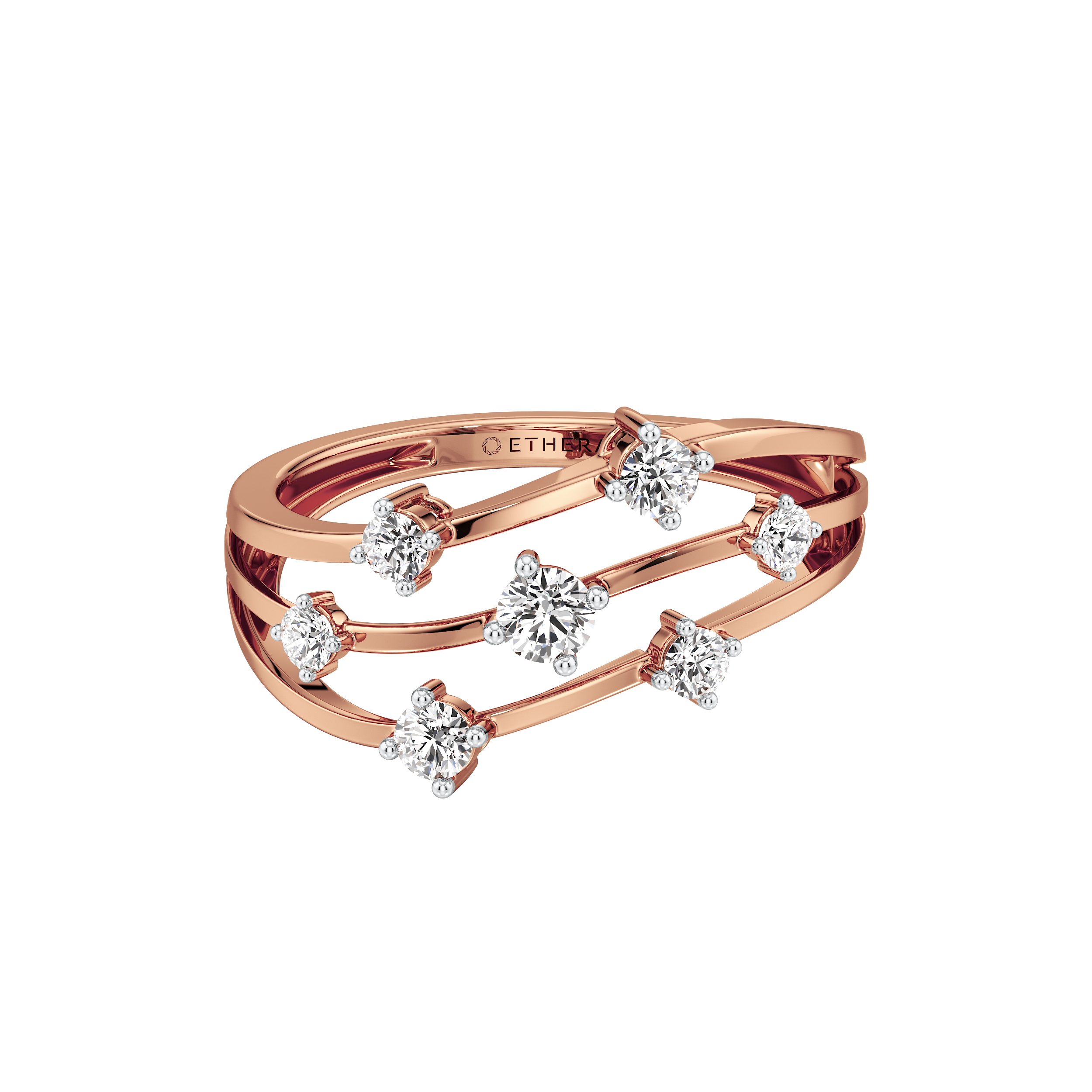 Orbit Cascade Ring 13