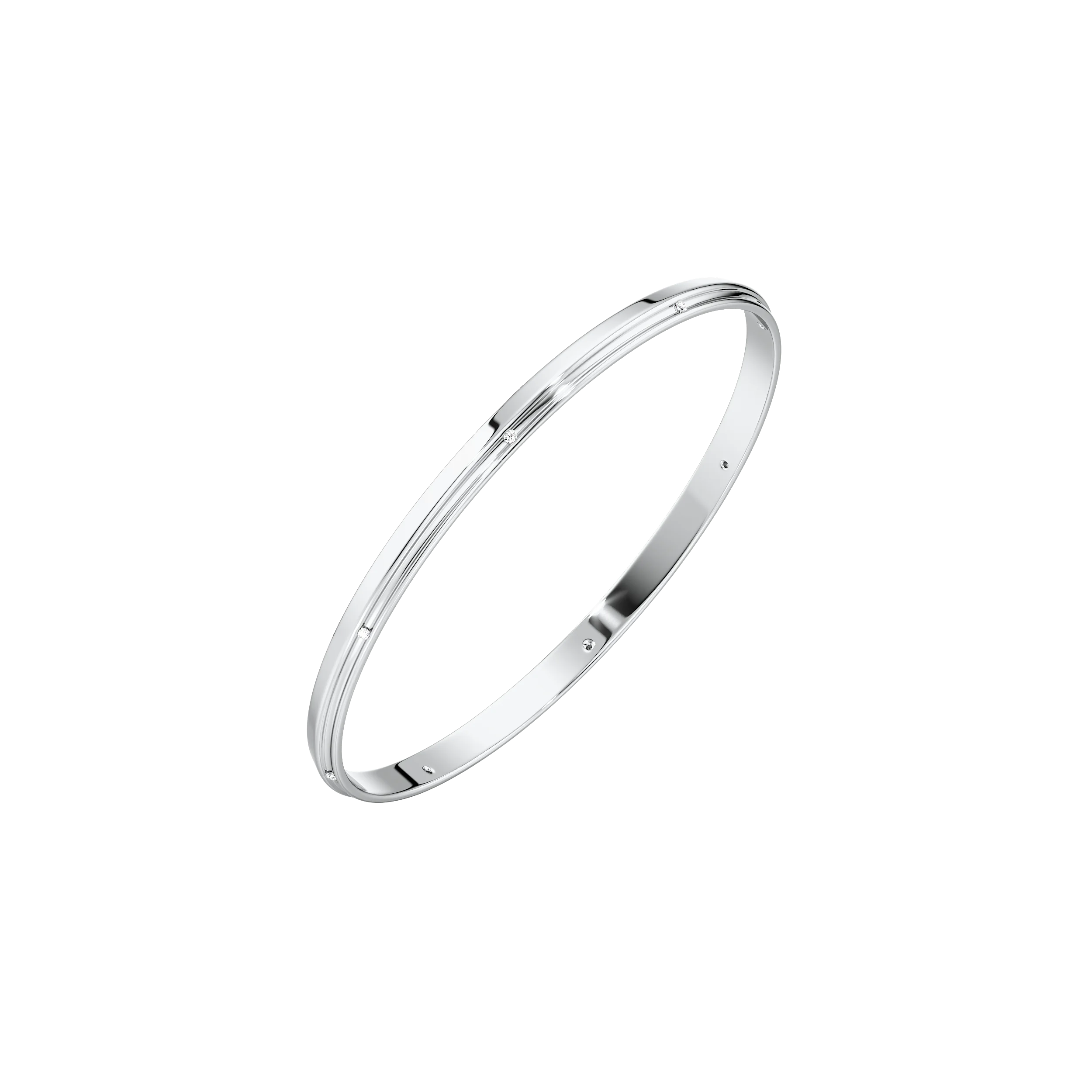 Lunar Sleek Mens Bangle 5
