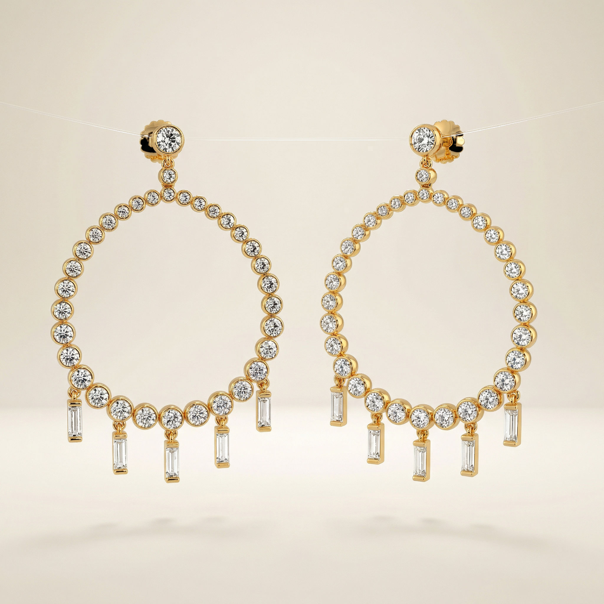 Disco Fringe Earrings 2
