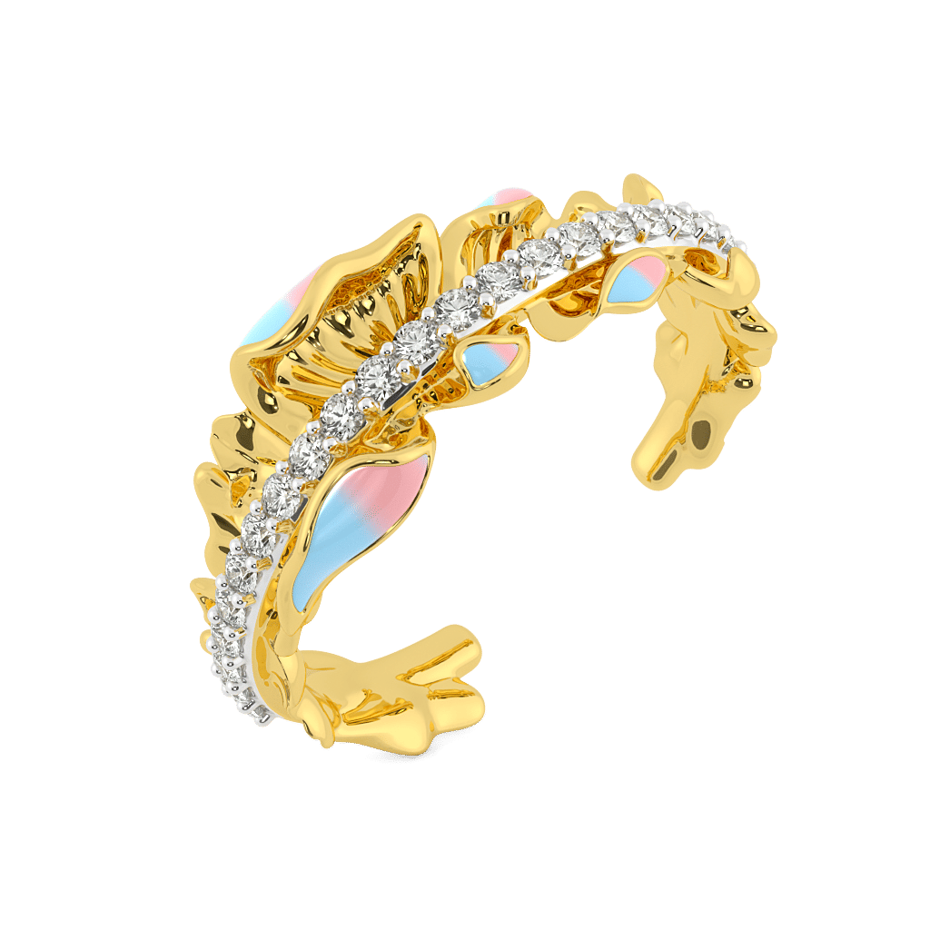 Fern Fleur Band Ring 0