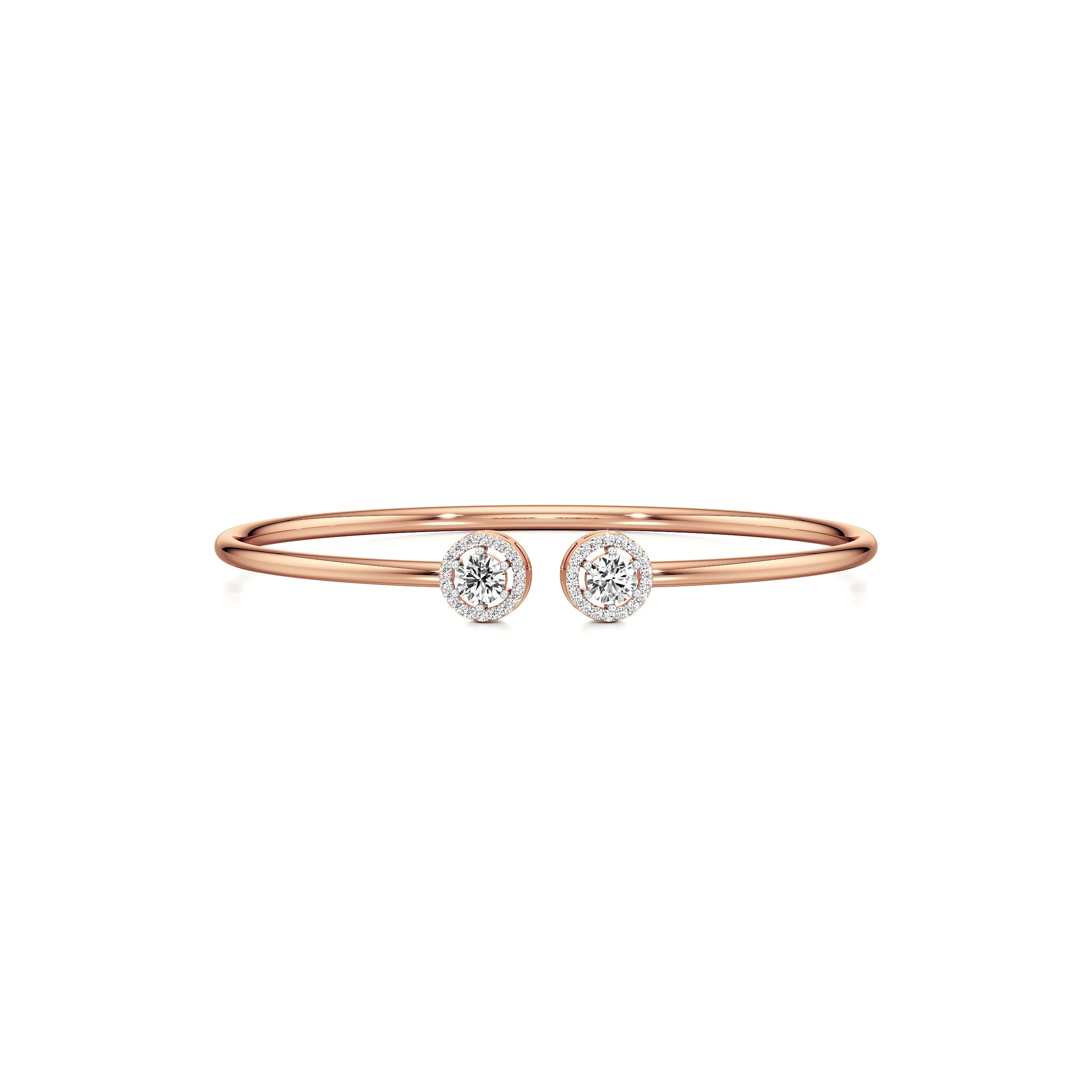 Timeless Twinkle Open Top Oval Bangle 6
