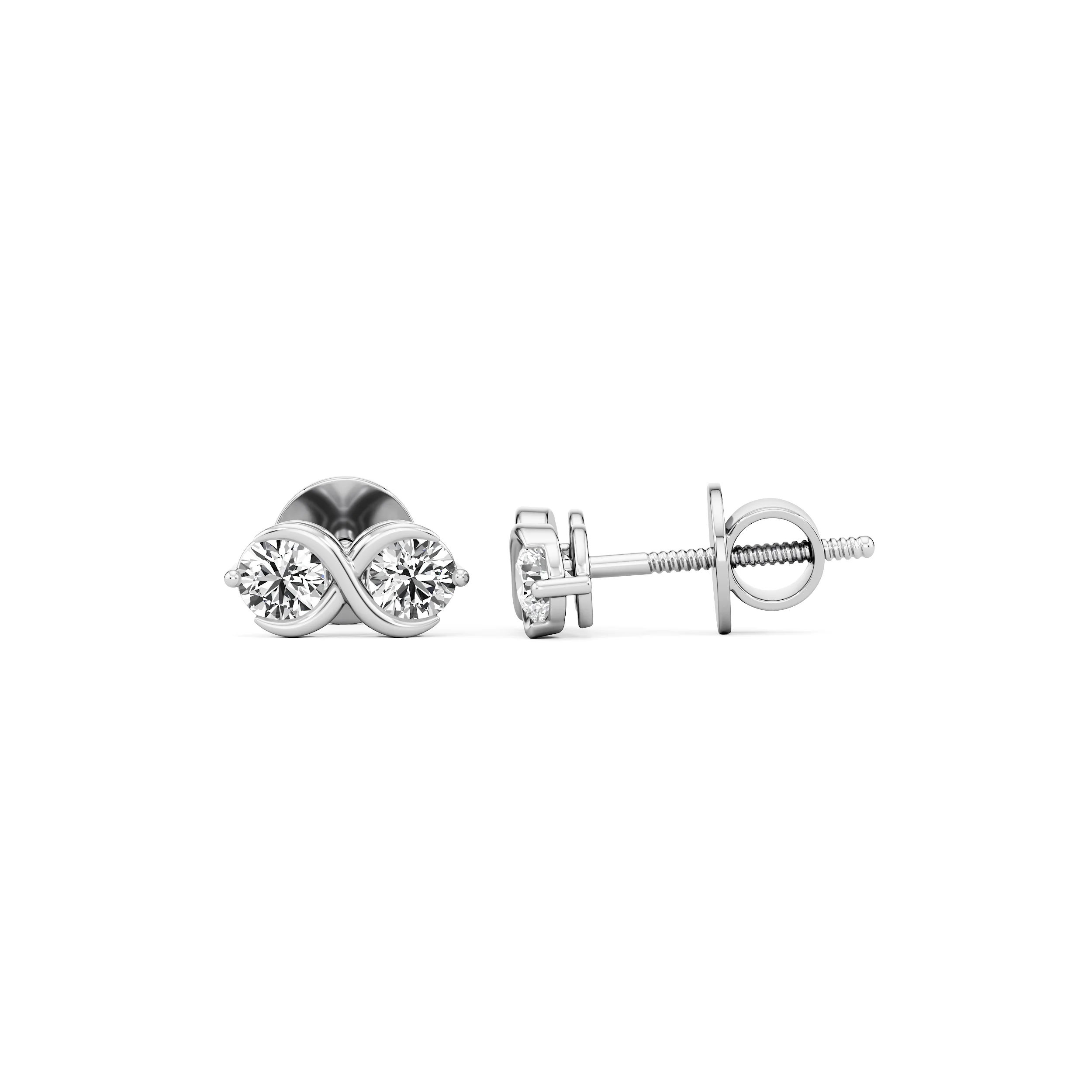 Dual Gleam Diamond Studs 3