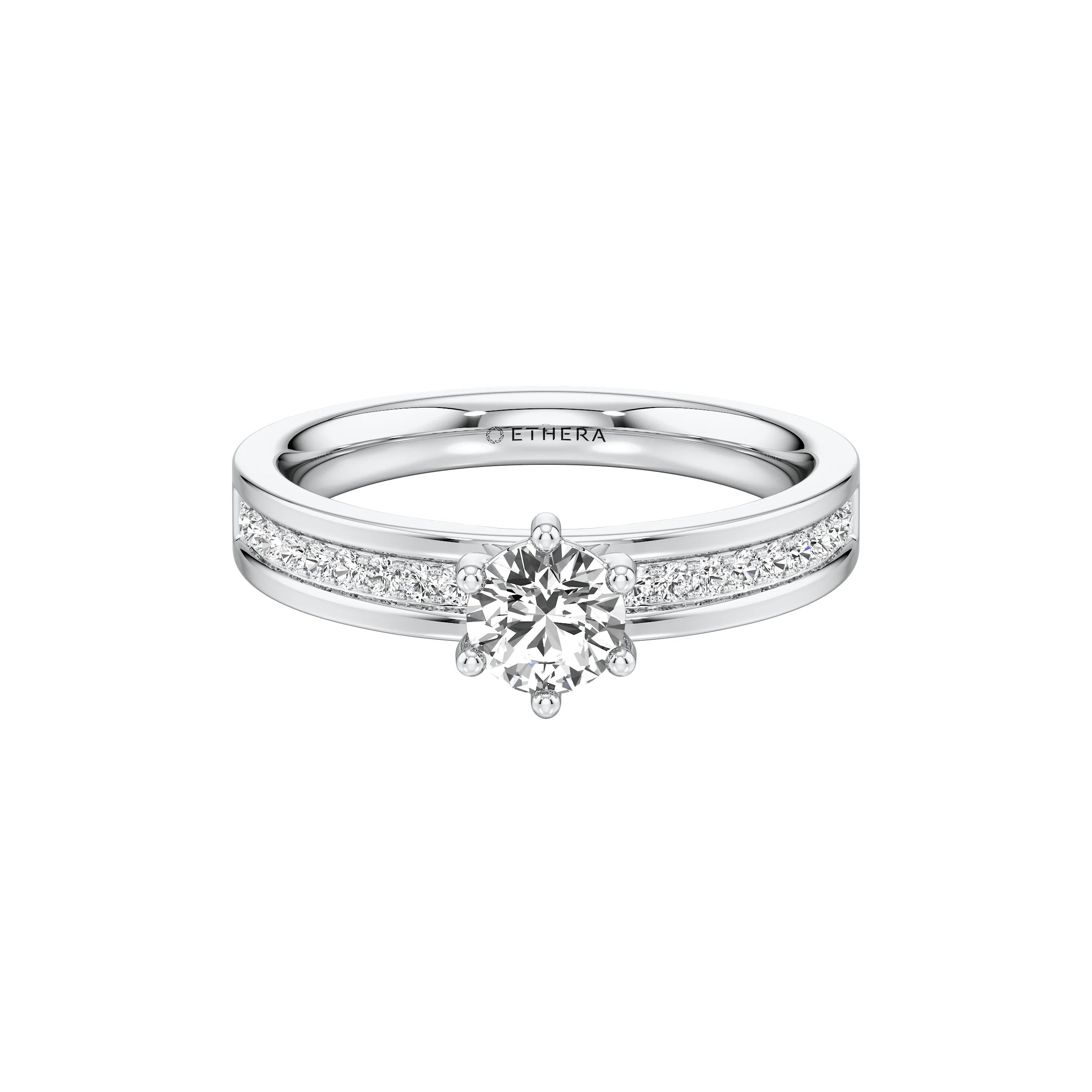 Lustreline Solitaire Ring 4