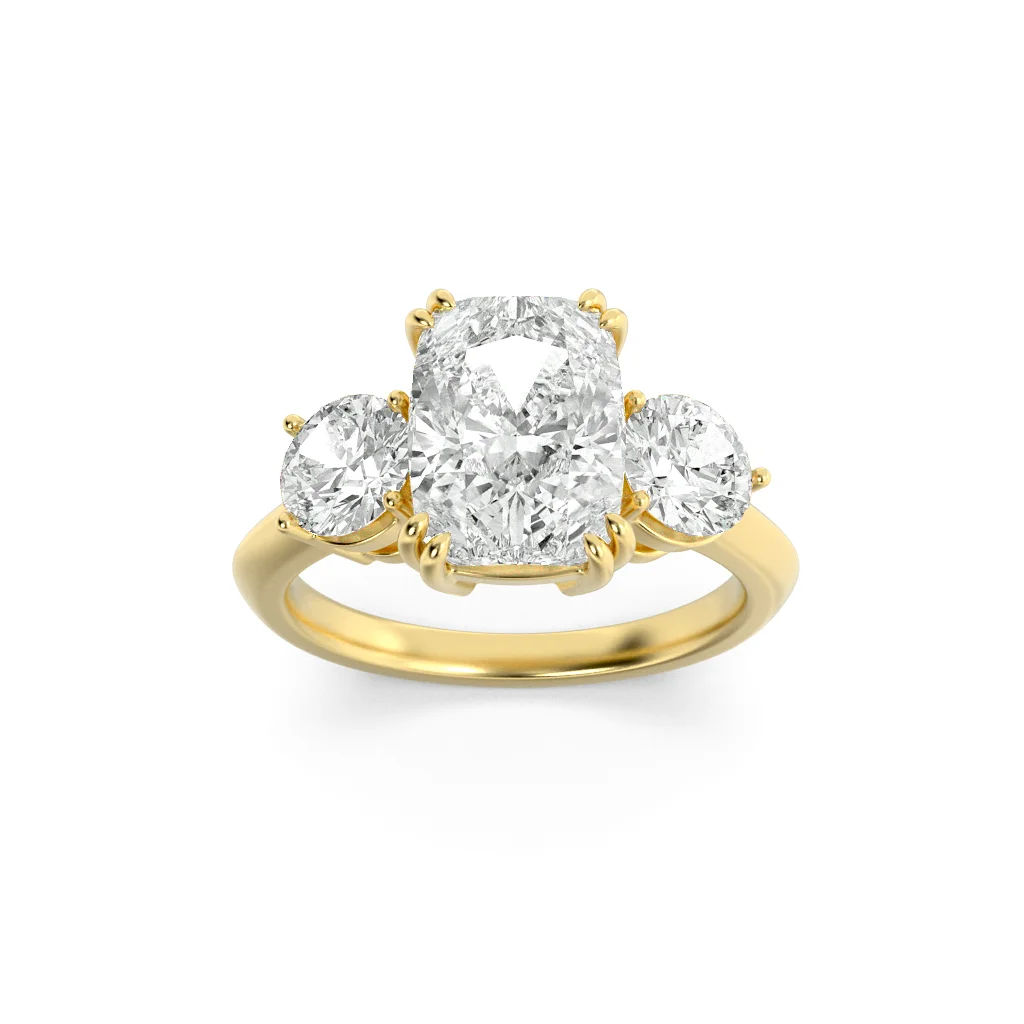 Triumphant Glow 3 Stone Ring 5