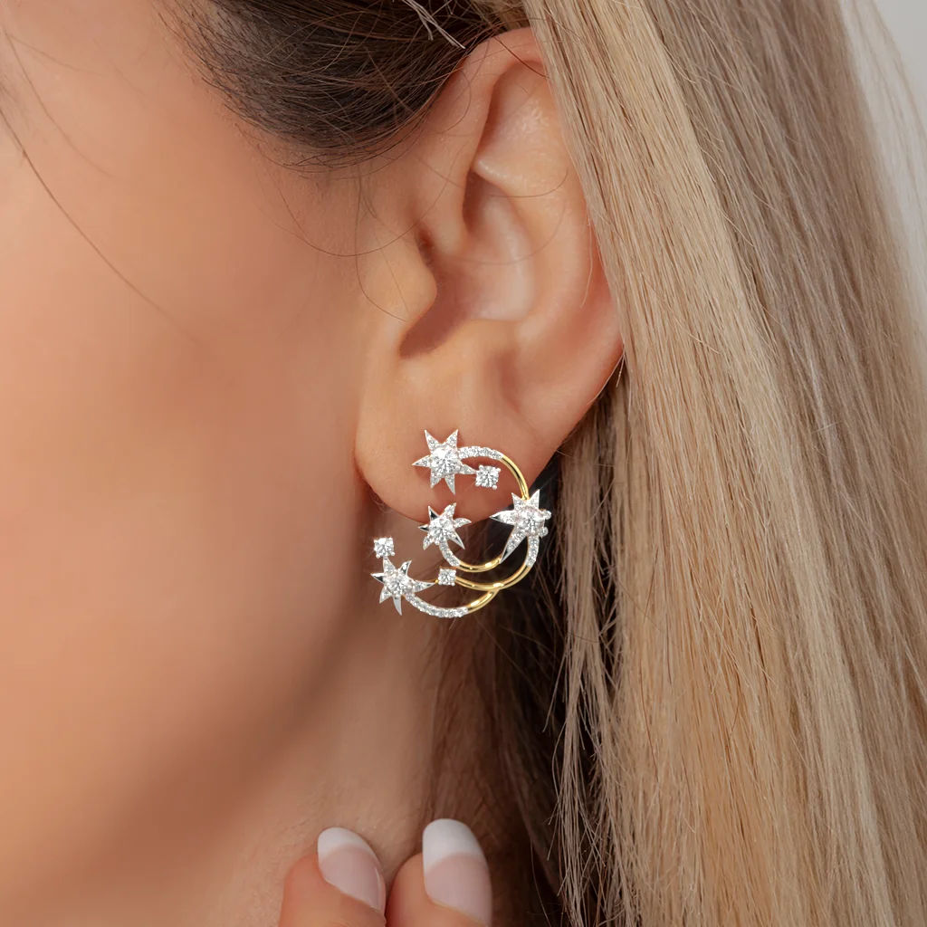 O Night Divine Statement Studs 1