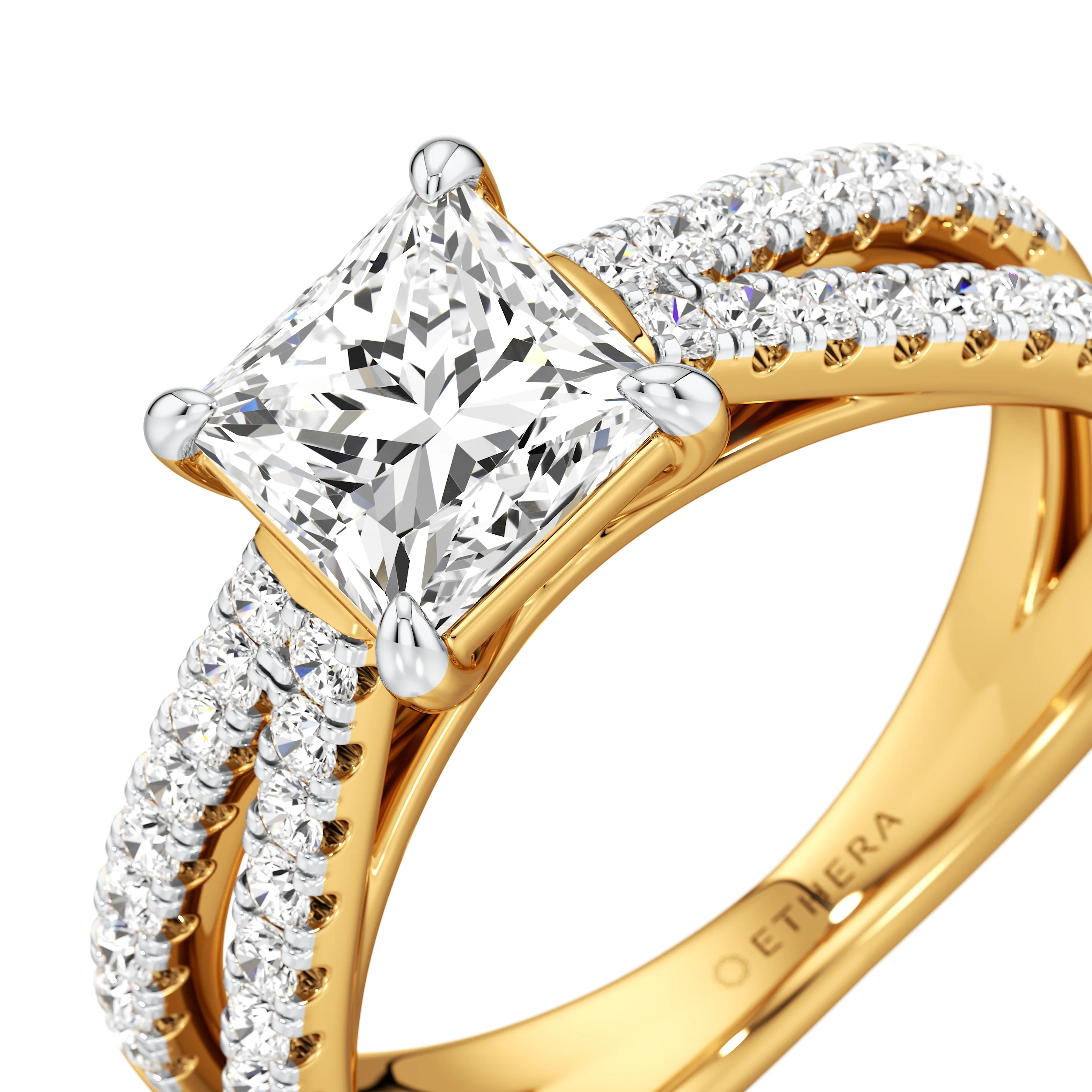 Luxe Willow Solitaire Ring 2