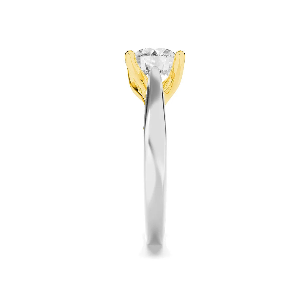Solstice Two-Tone Solitaire 3