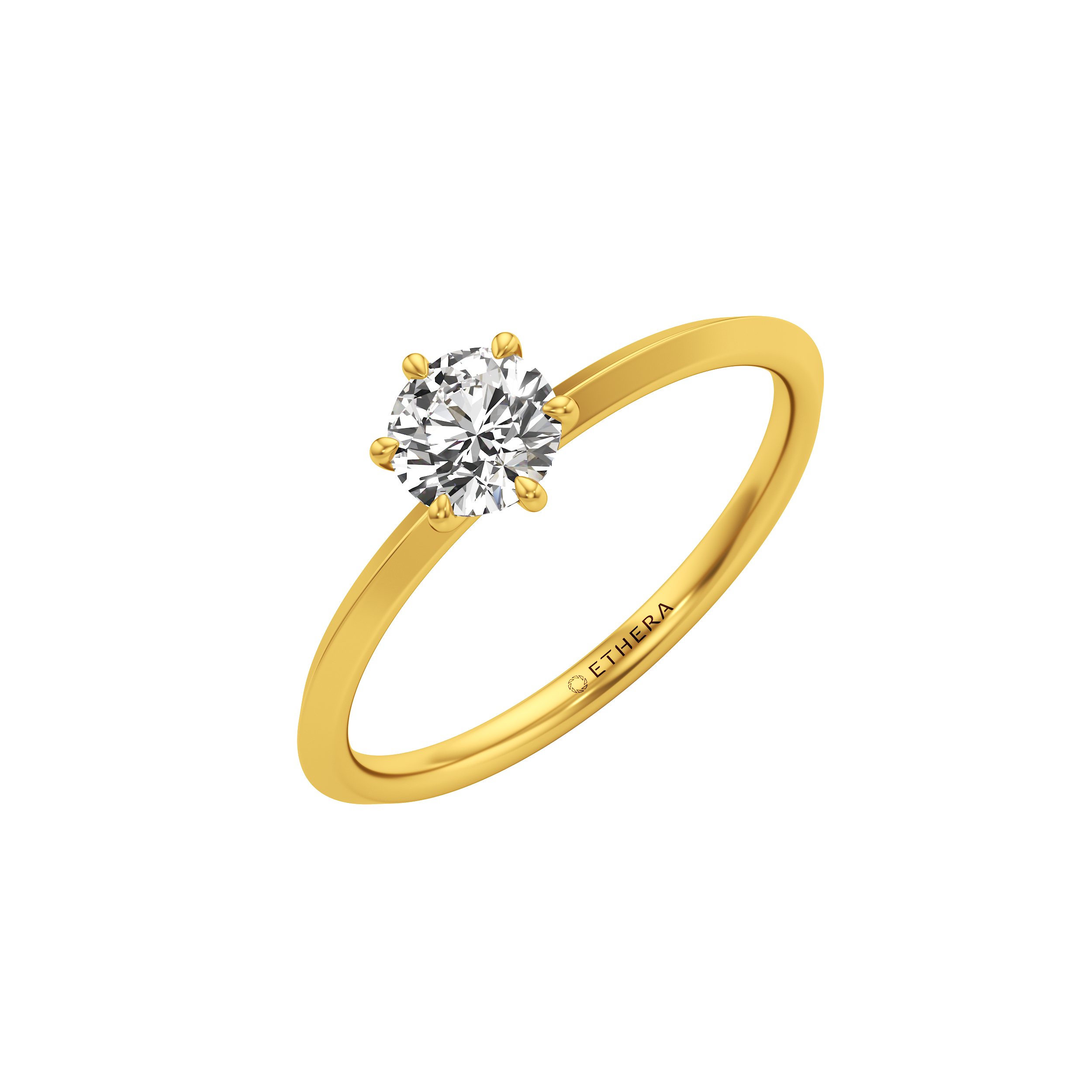 Edgeflare Solitaire Ring 0