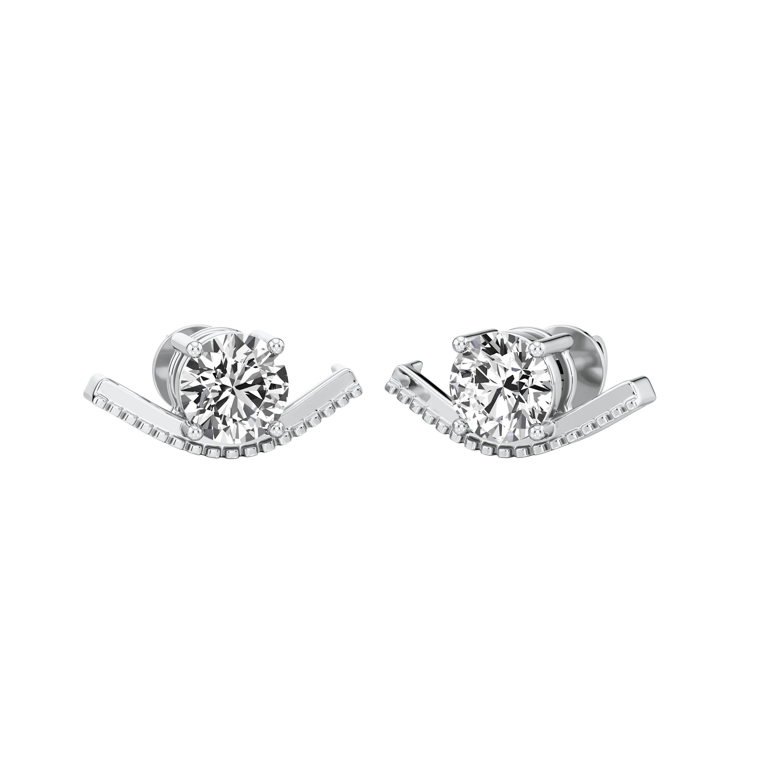 V-Spark Stud Earrings 3