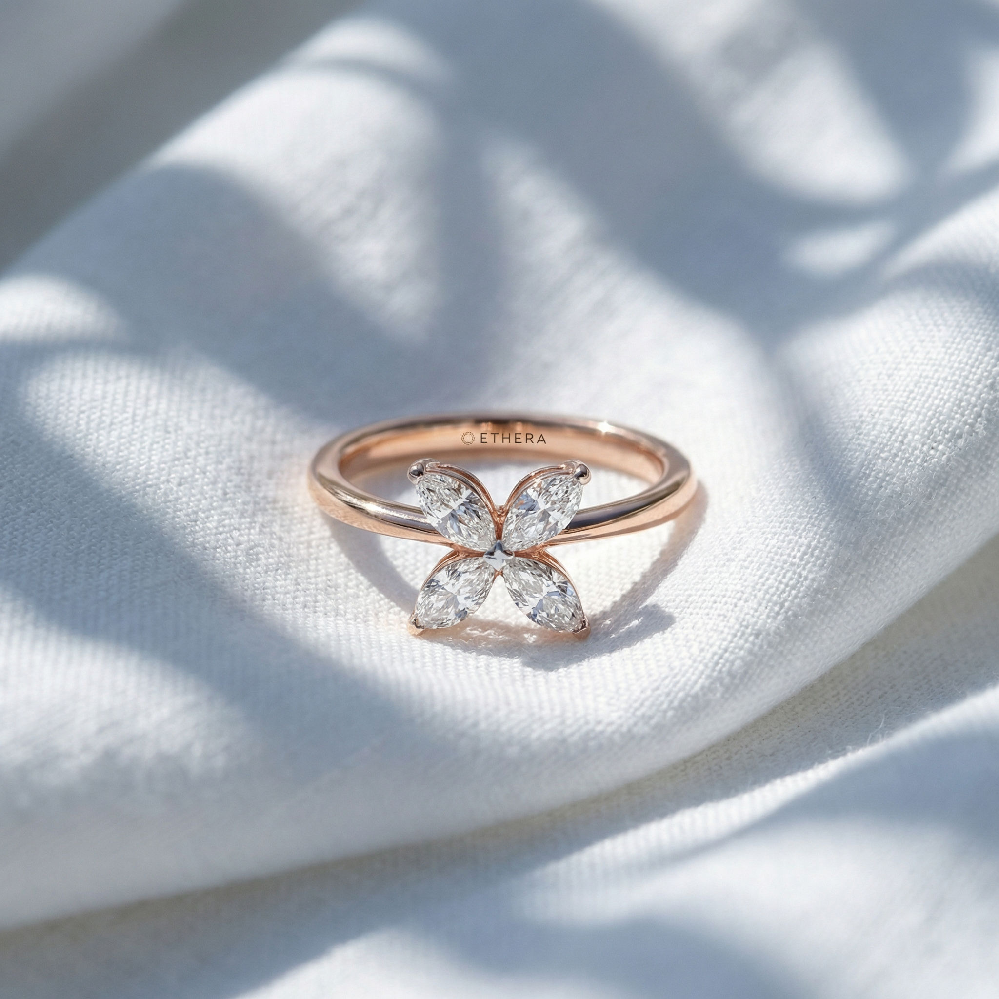 Marquise Bloom Diamond Ring 2