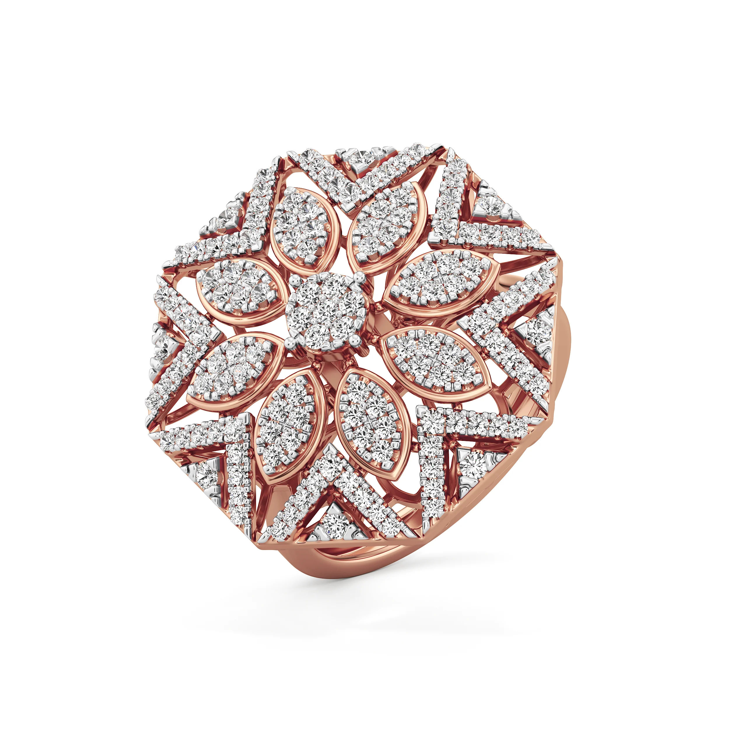 OctaBloom Statement Ring 14