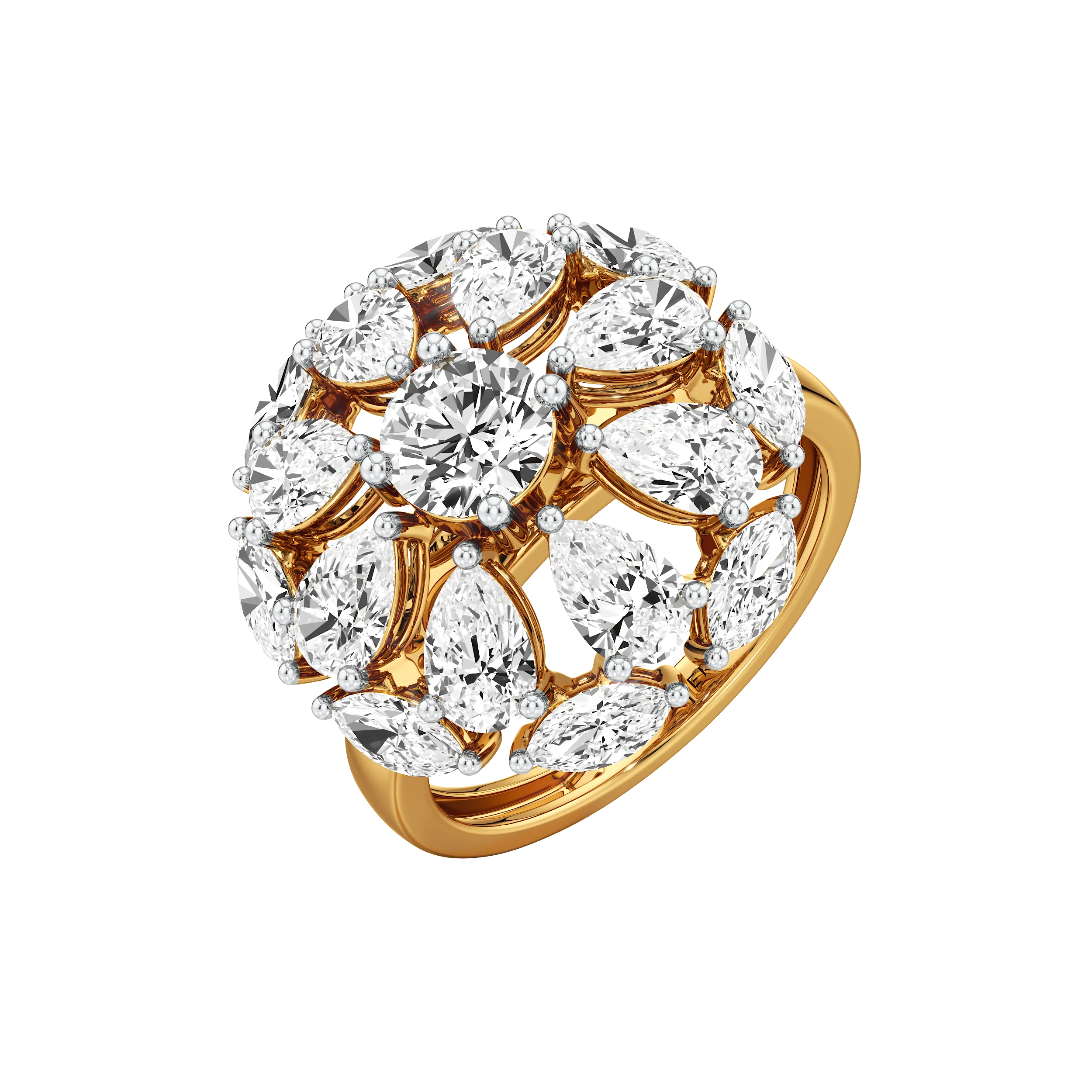 Marquise Bloom Cocktail Ring 0