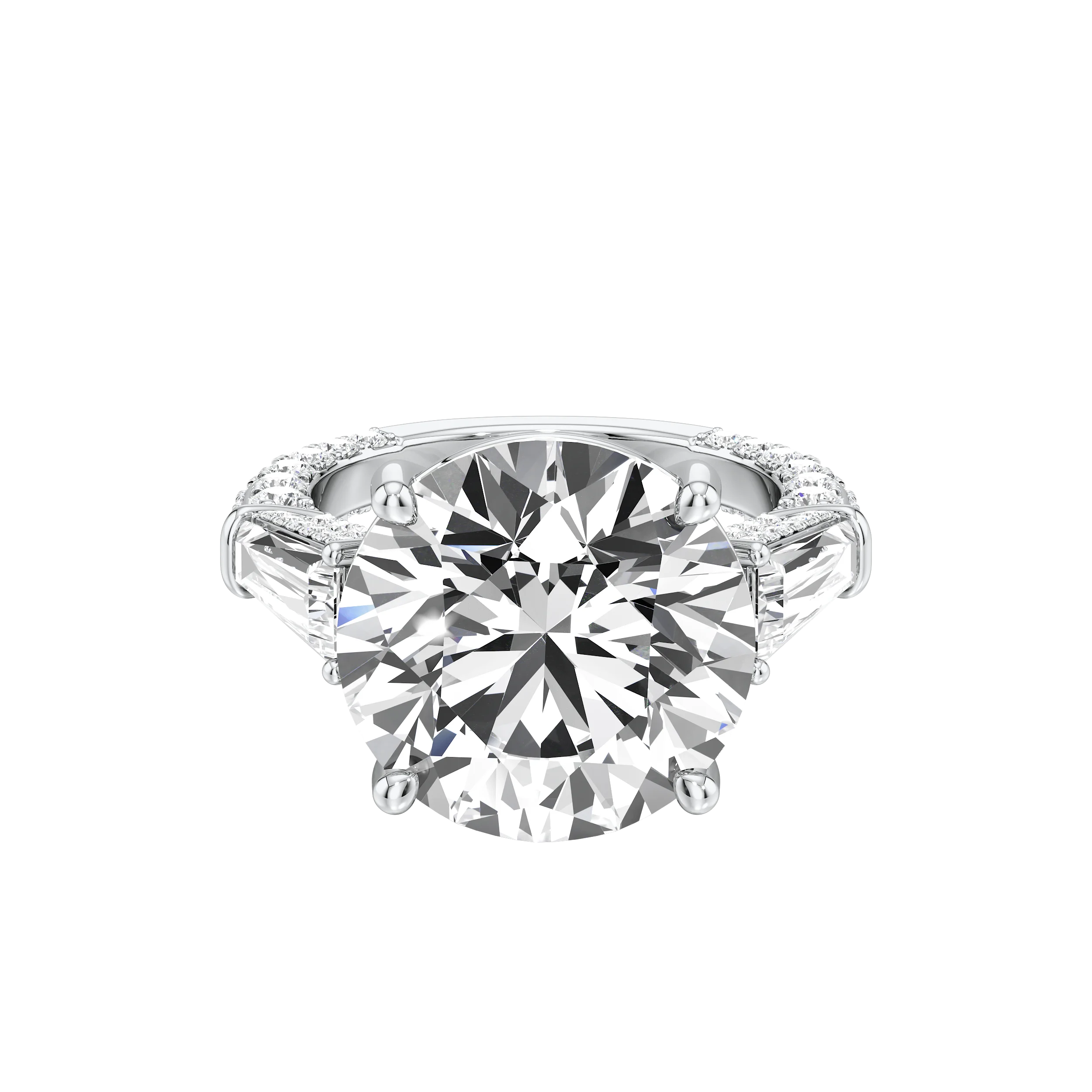 Standing Ovation Solitaire Ring 8