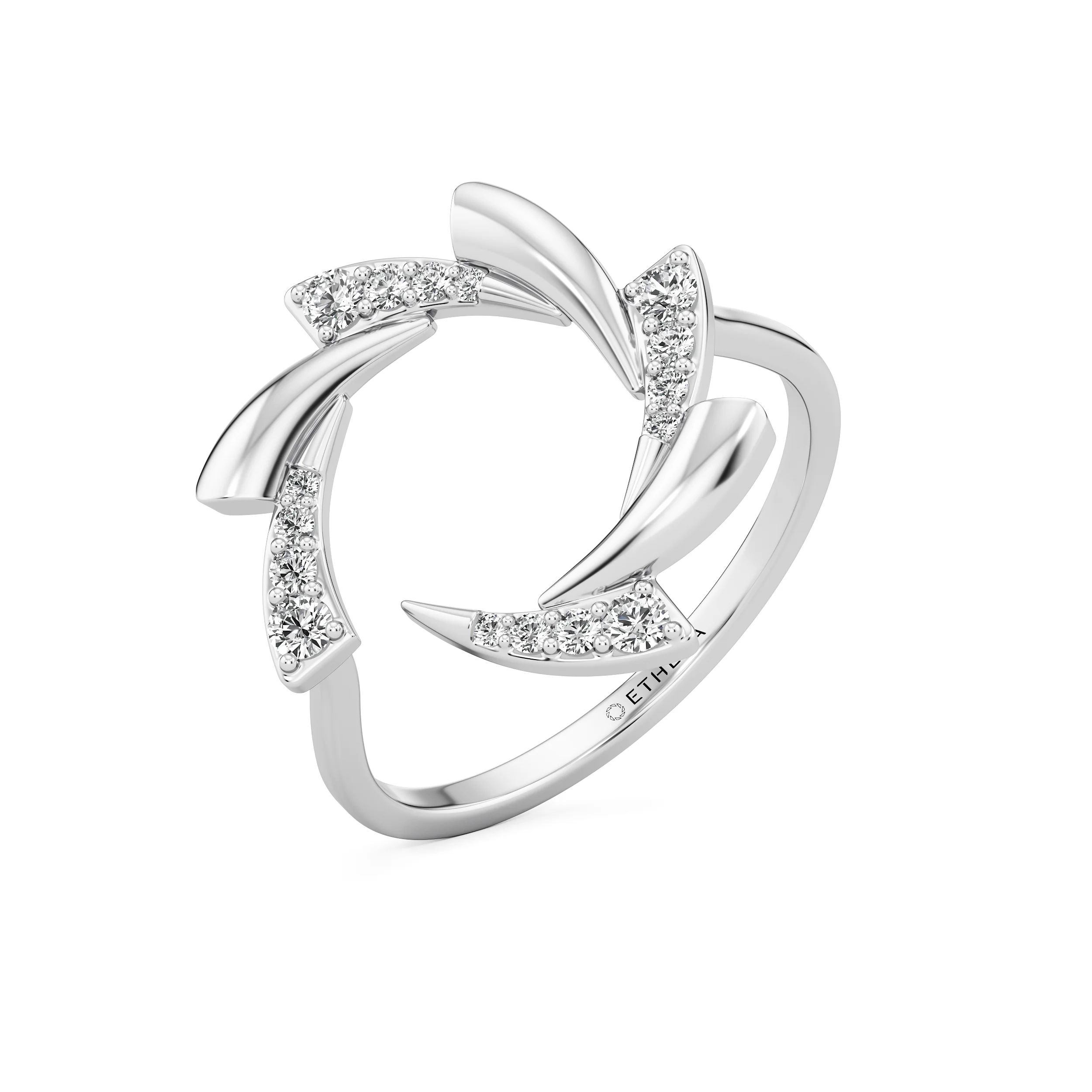 Aurora Swirl Ring 7