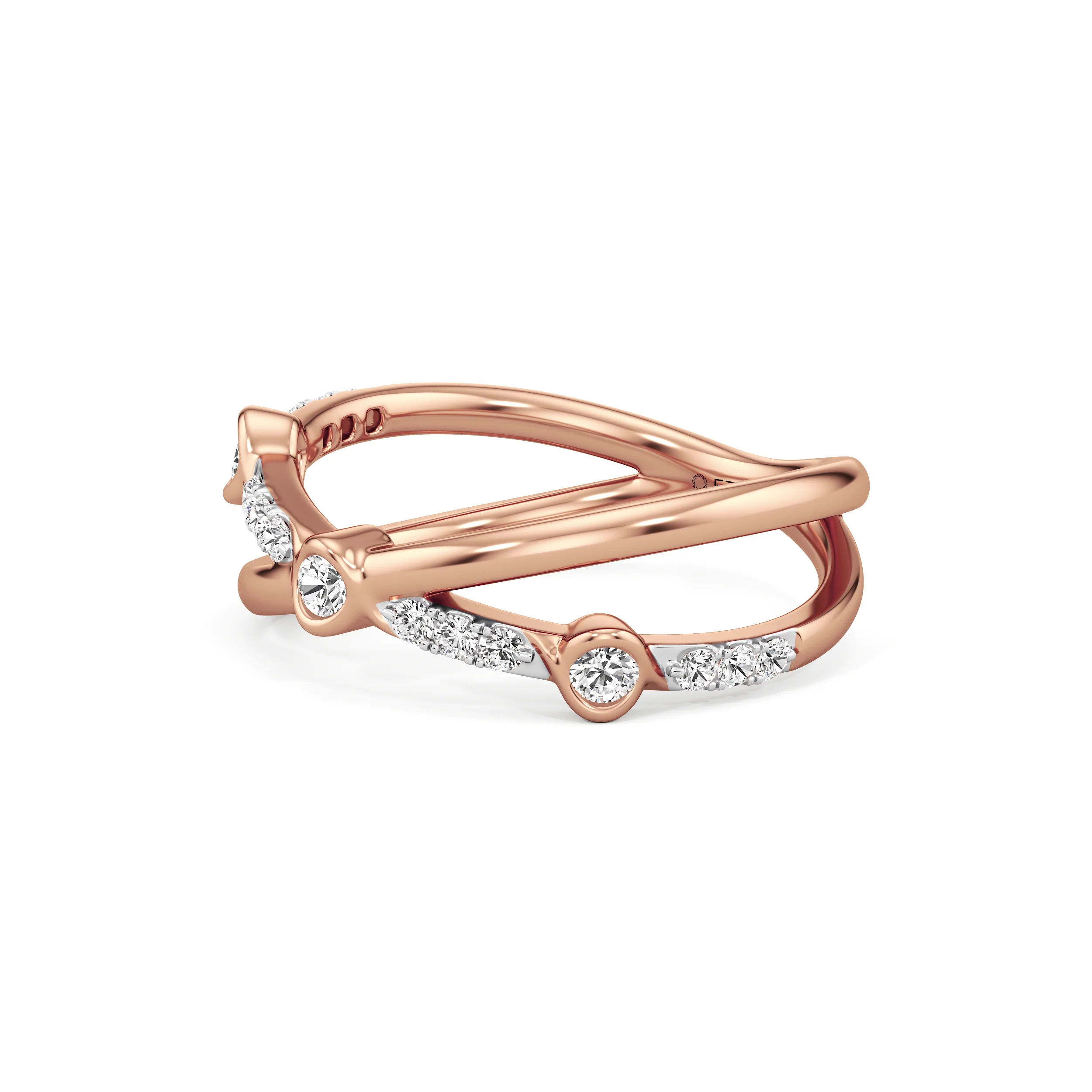 Twine Gleam Diamond Ring 16