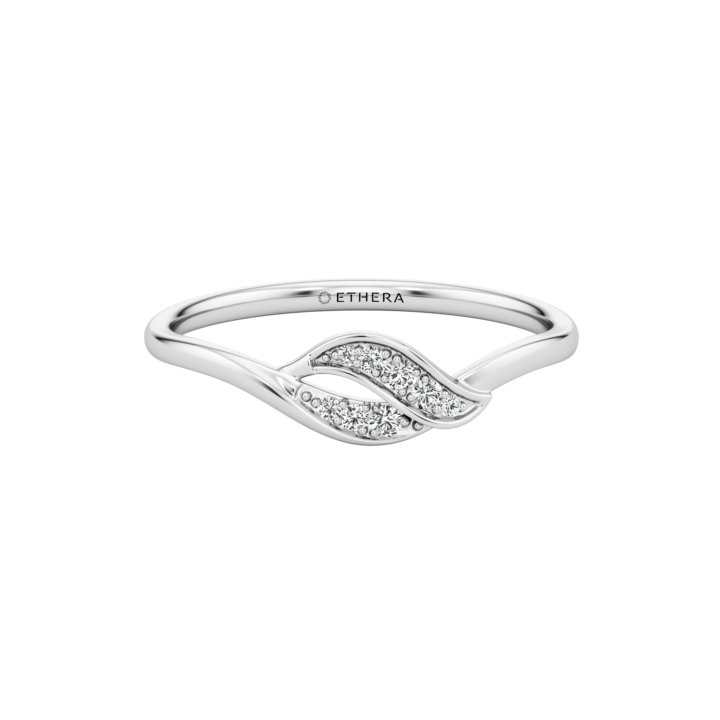 Leaflet Diamond Ring 9