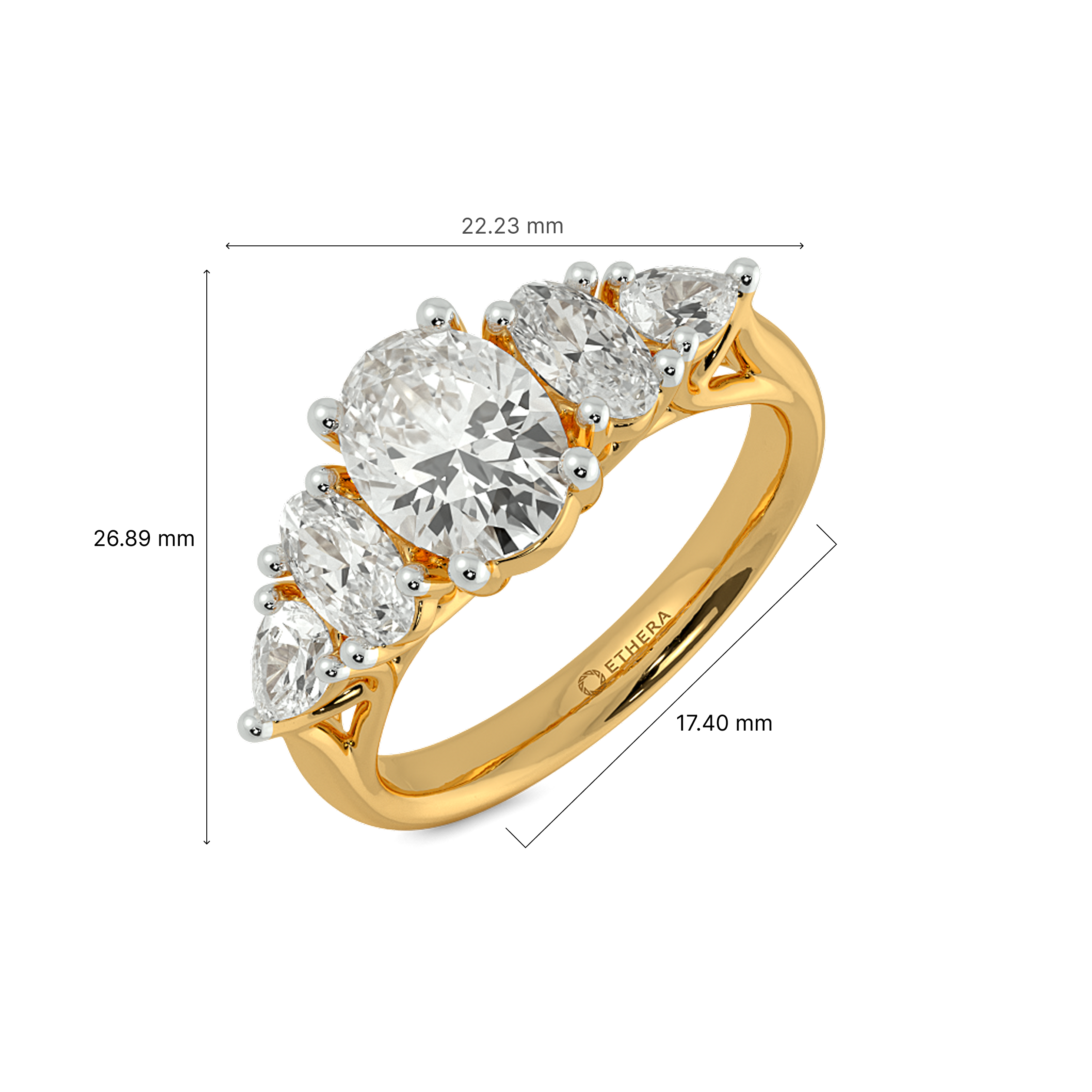 Defining Moment 5 Stone Ring 6