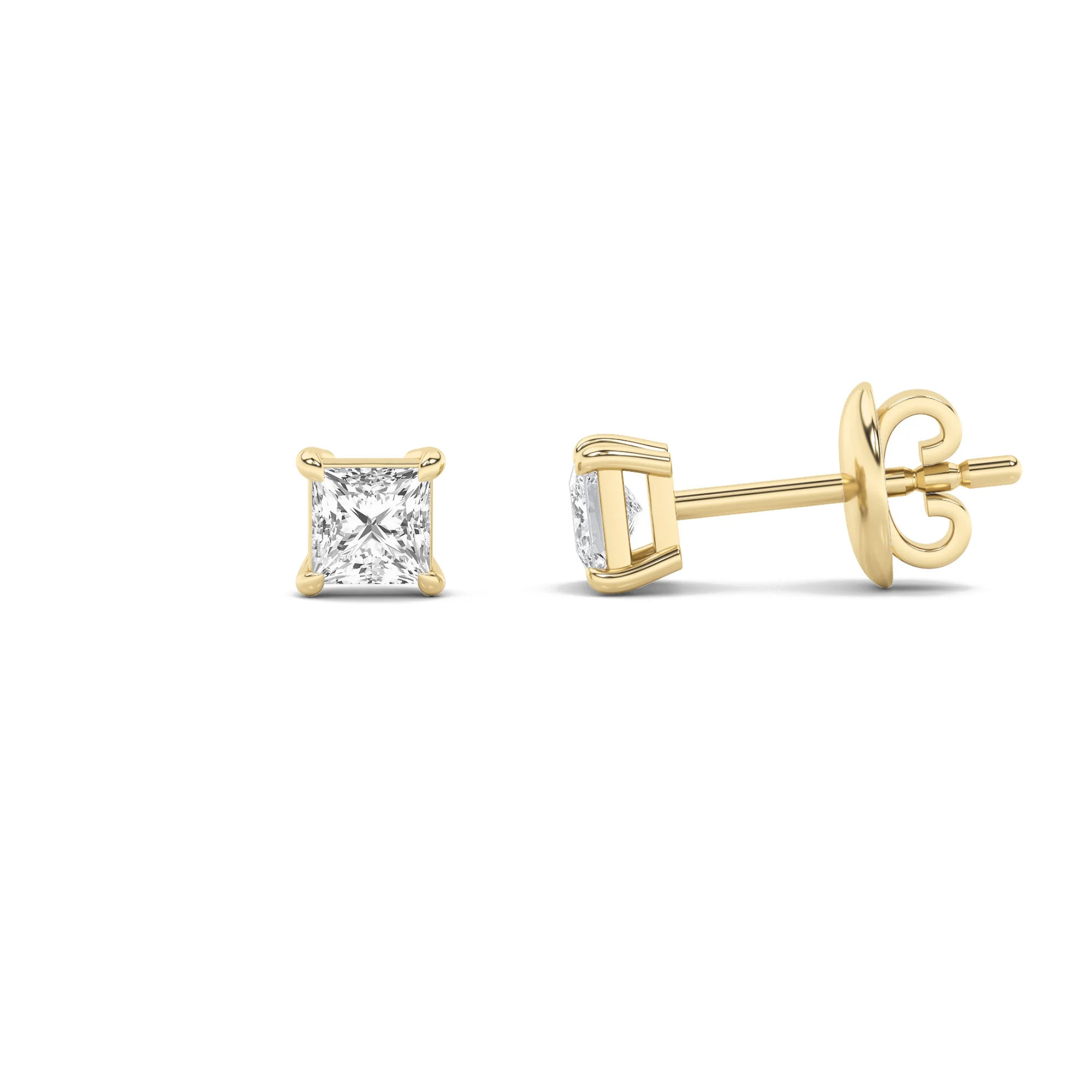 Pristine Princess Stud Earrings 2 Carat 2
