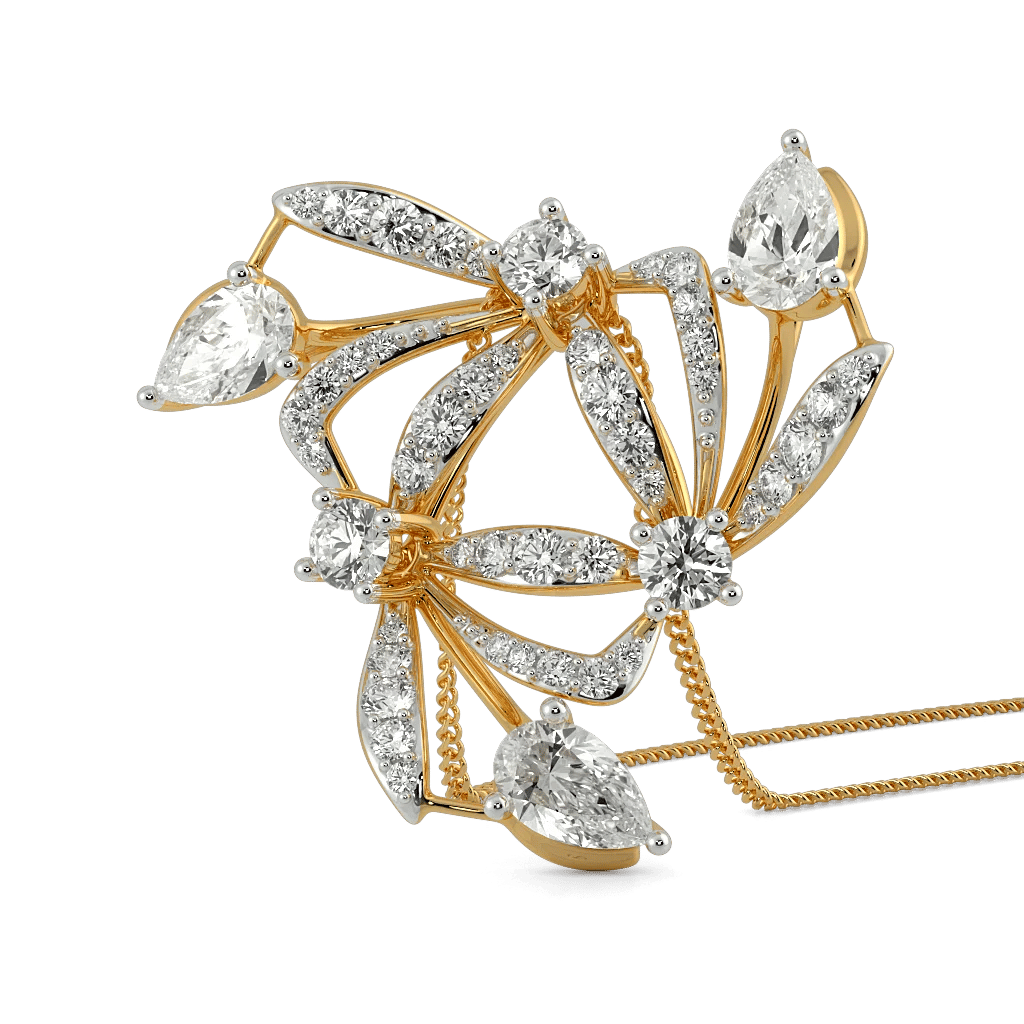 Ode in Gold Statement Pendant