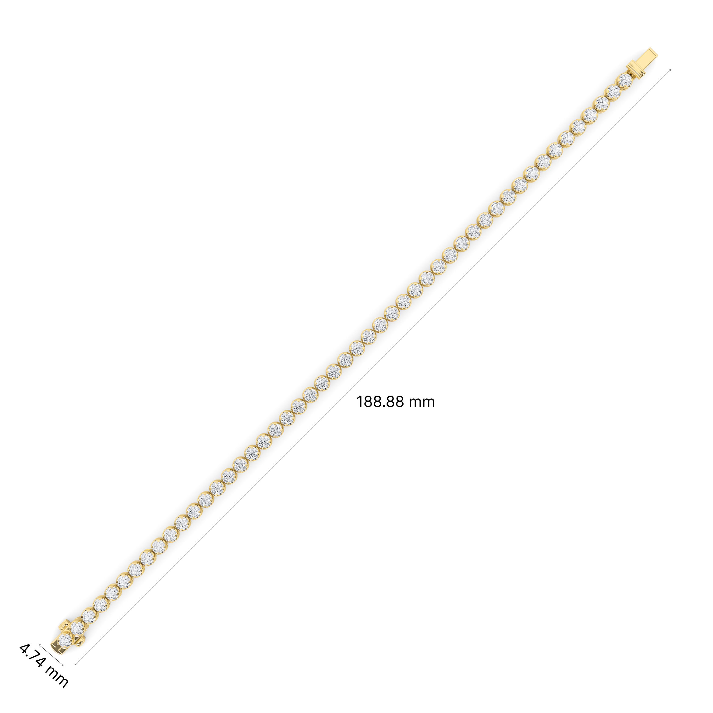 Classic Court Game Tennis Bracelet 12