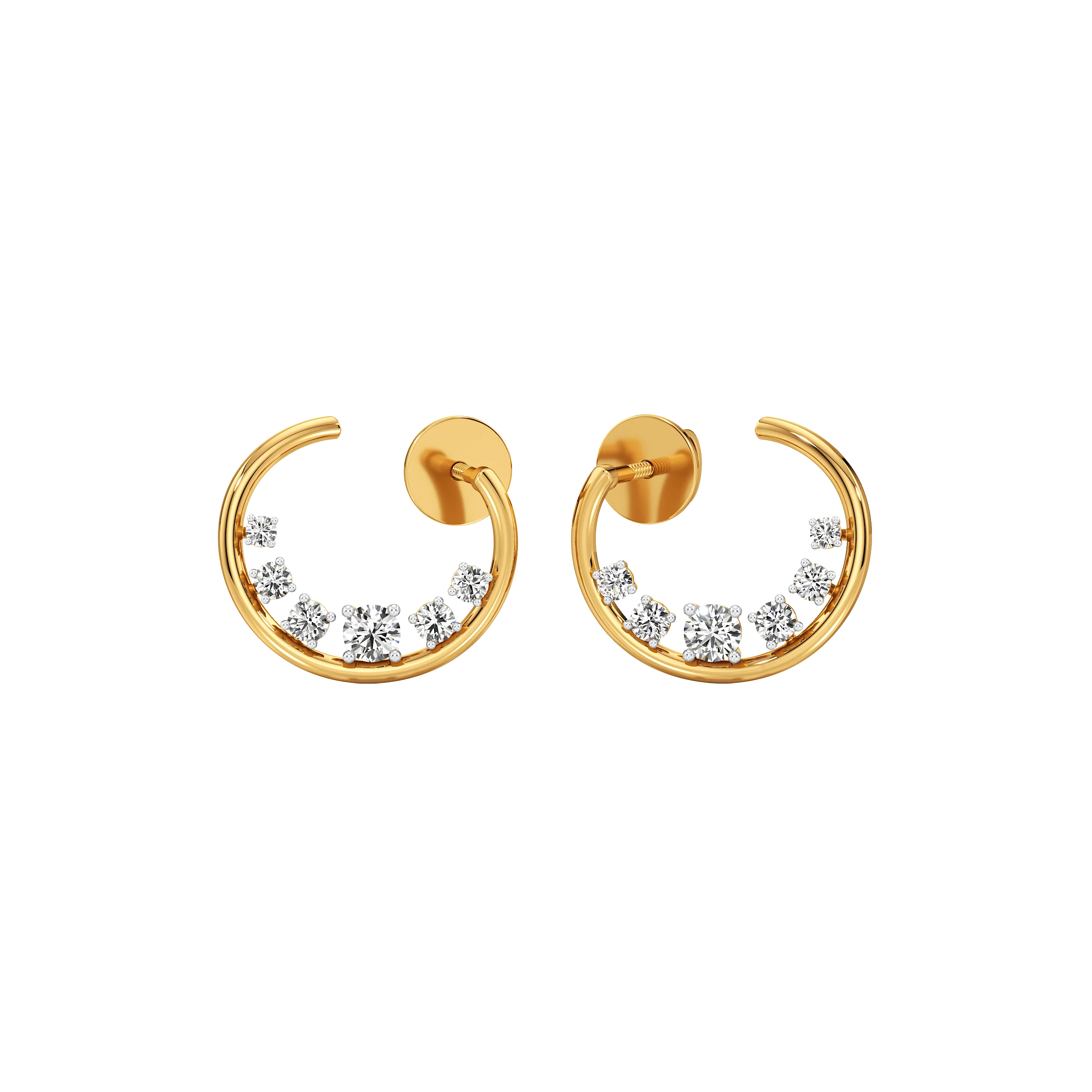 Radiant Arc Earrings 0