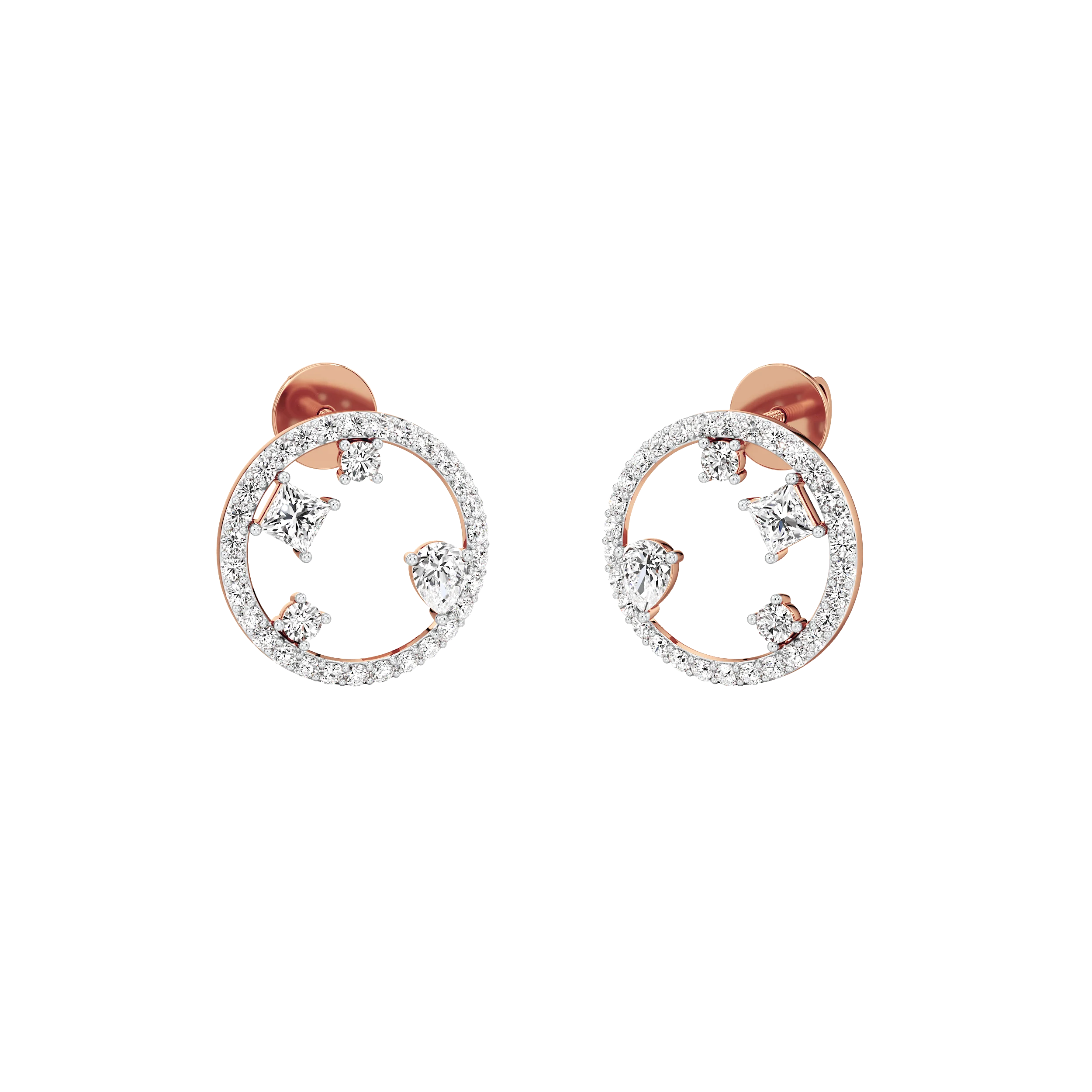 Orbit Gleam Stud Earrings 6